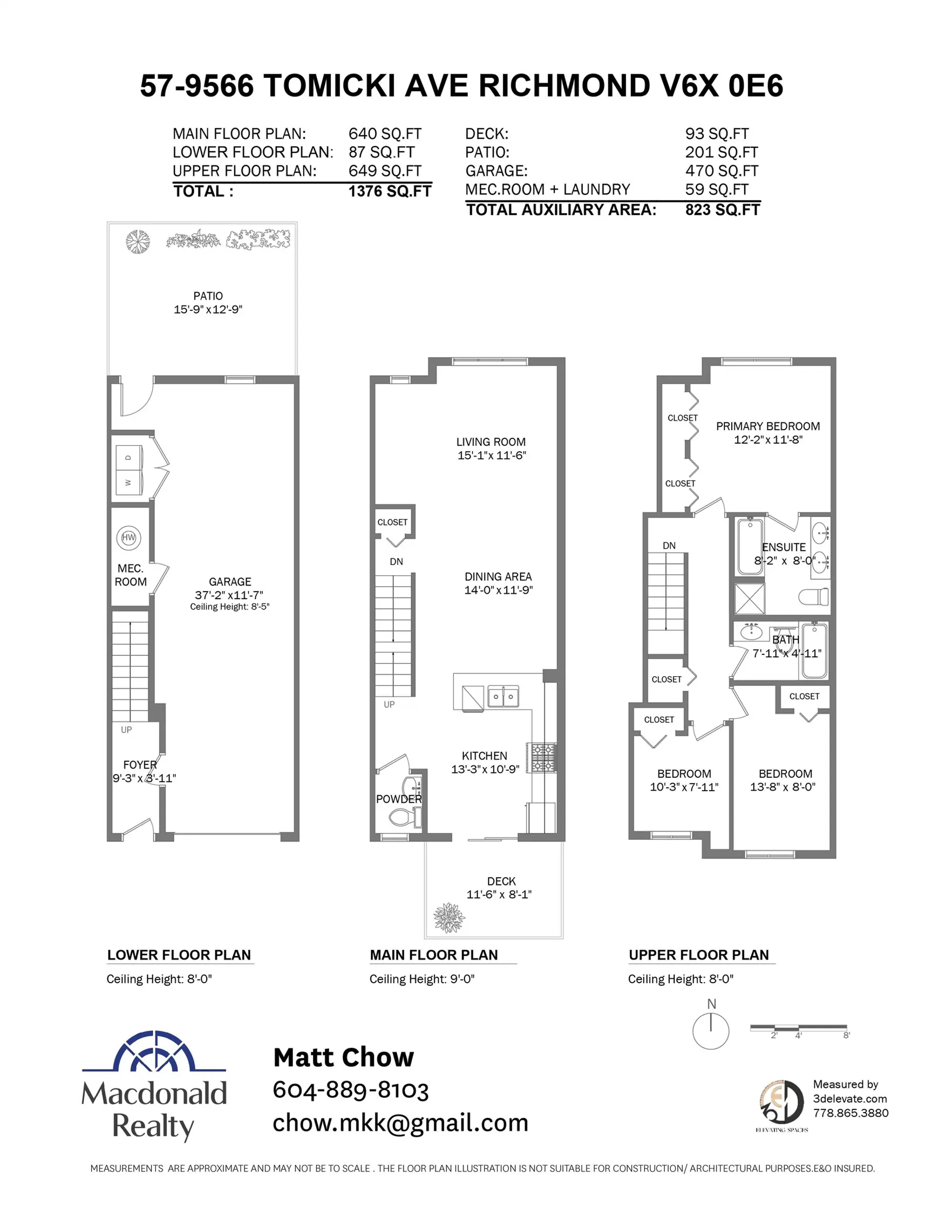 Property at #57 9566 Tomicki Avenue, Richmond, BC