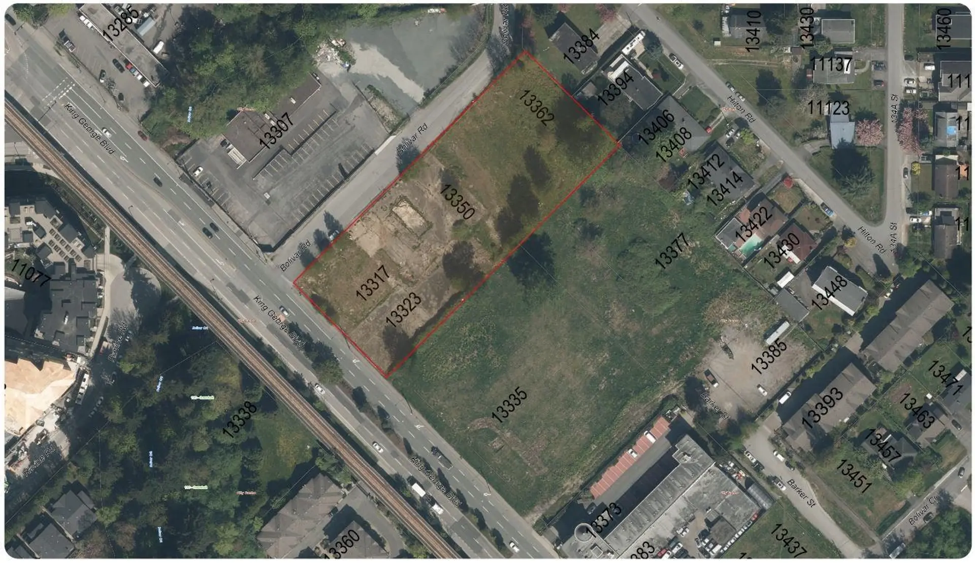 Property at 13317 King George Boulevard, Surrey, BC