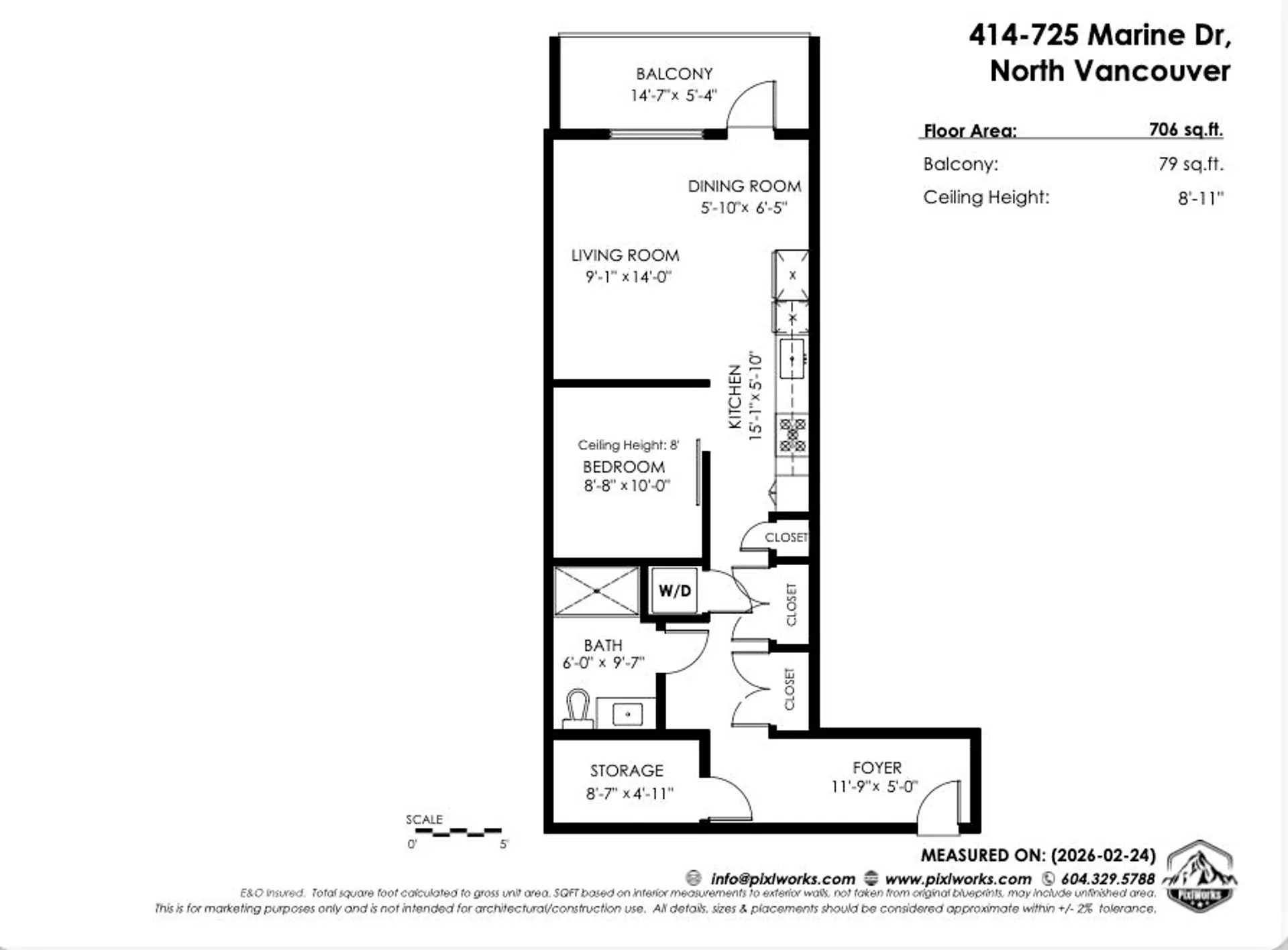 Property at #414 725 Marine Drive, North Vancouver, BC