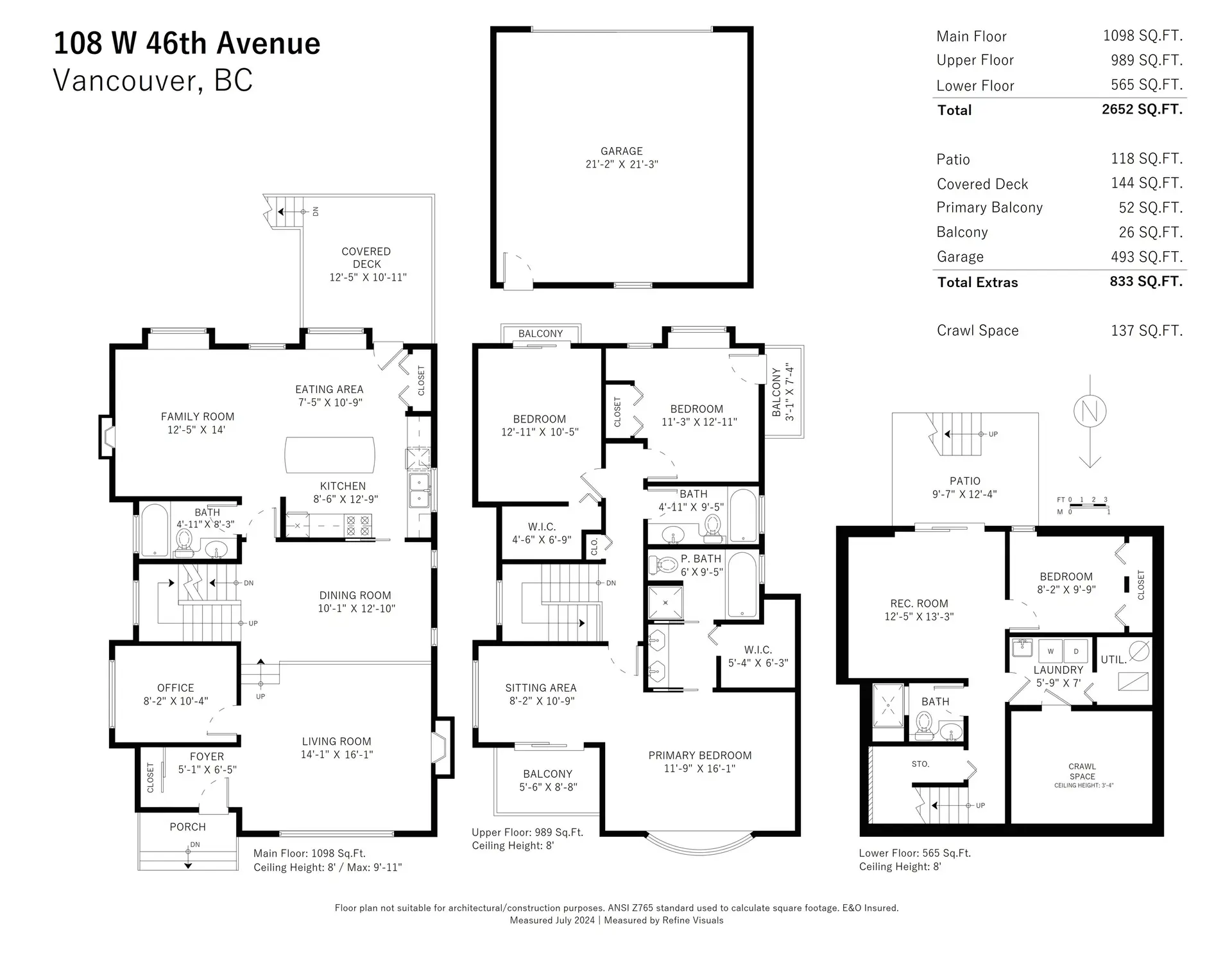 Property at 108 W 46th Avenue, Vancouver, BC