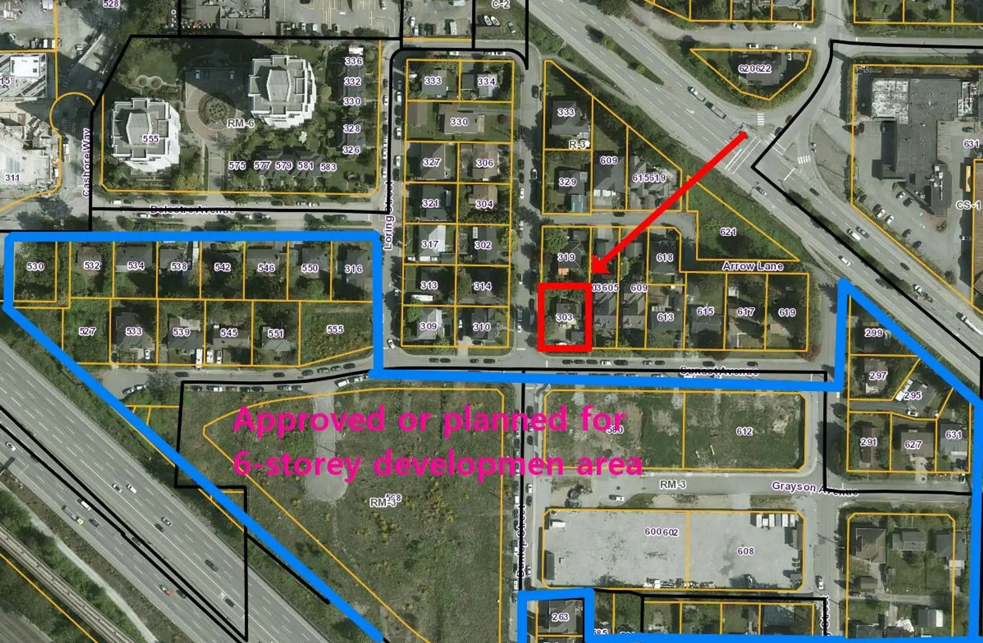 Property at 303 Dunlop Street, Coquitlam, BC