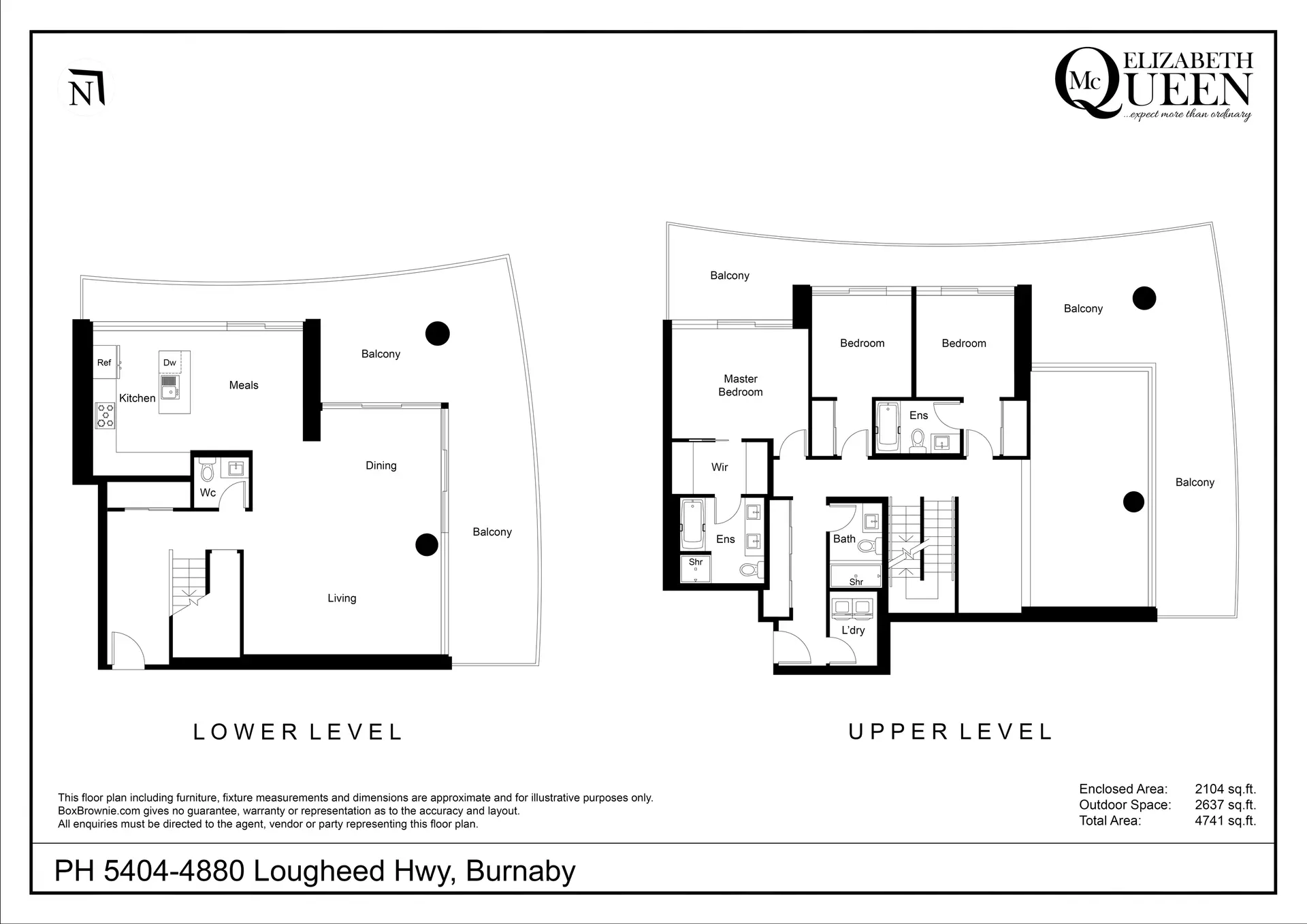 Property at #5404 4880 Lougheed Highway, Burnaby, BC
