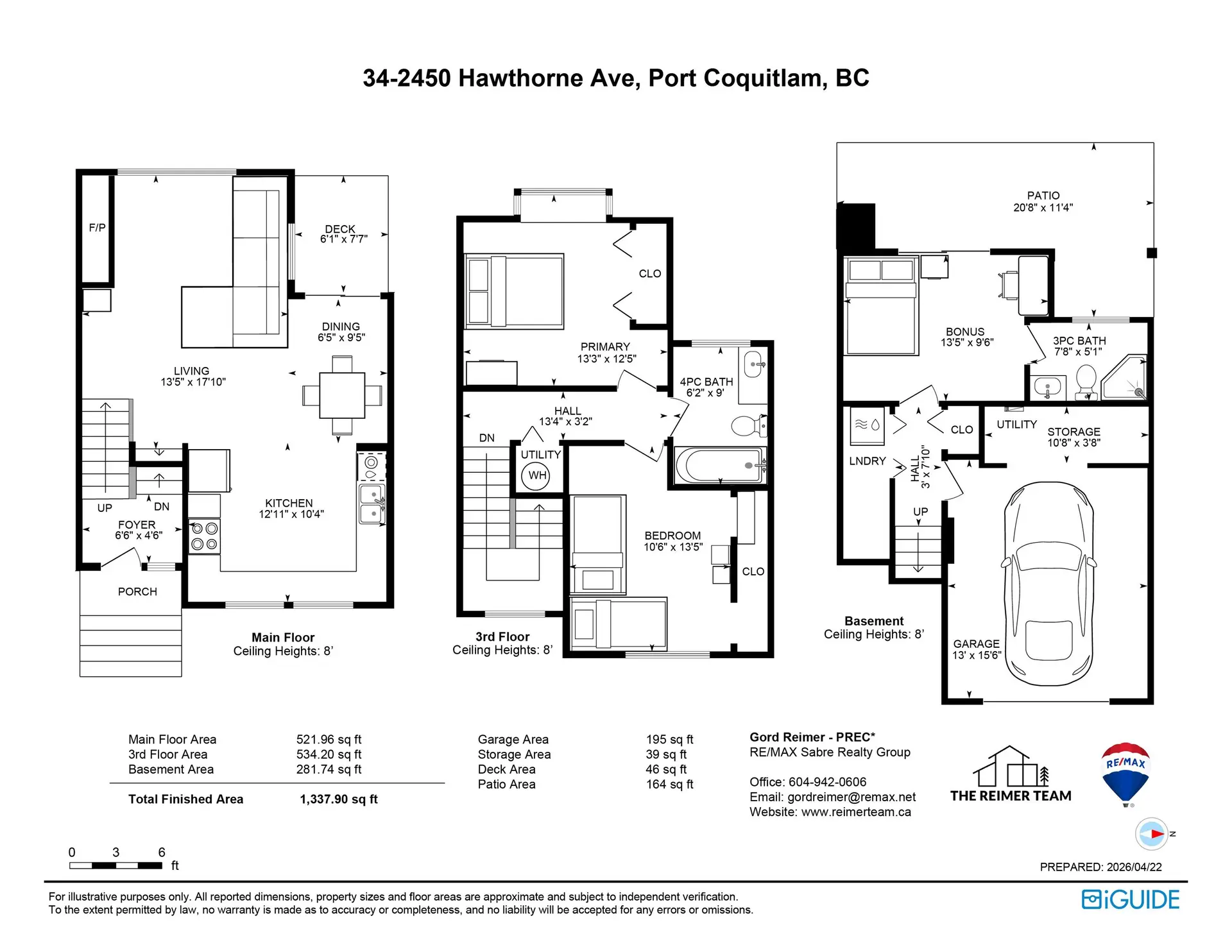 Property at #34 2450 Hawthorne Avenue, Port Coquitlam, BC