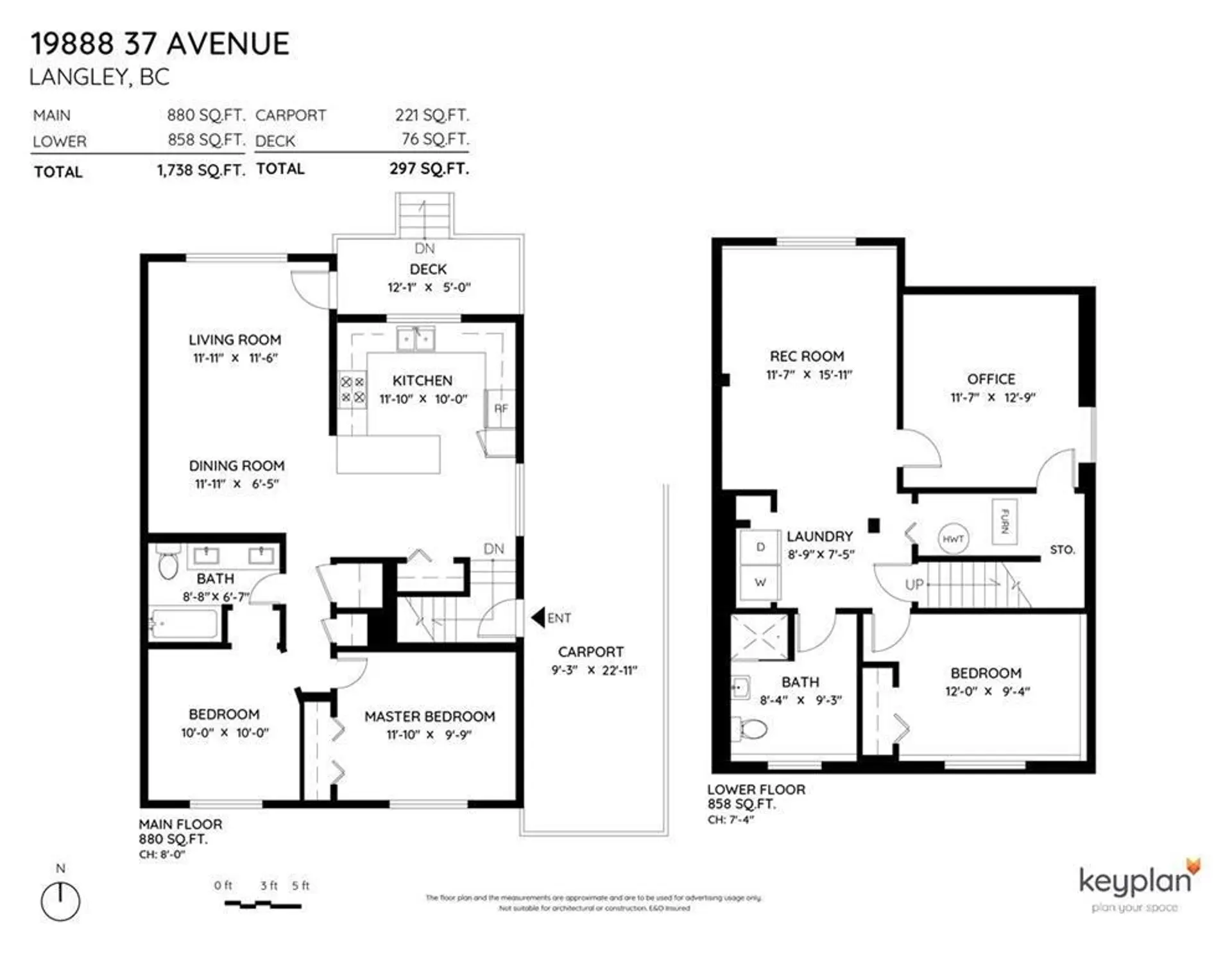 Property at 19886 37 Avenue, Langley, BC