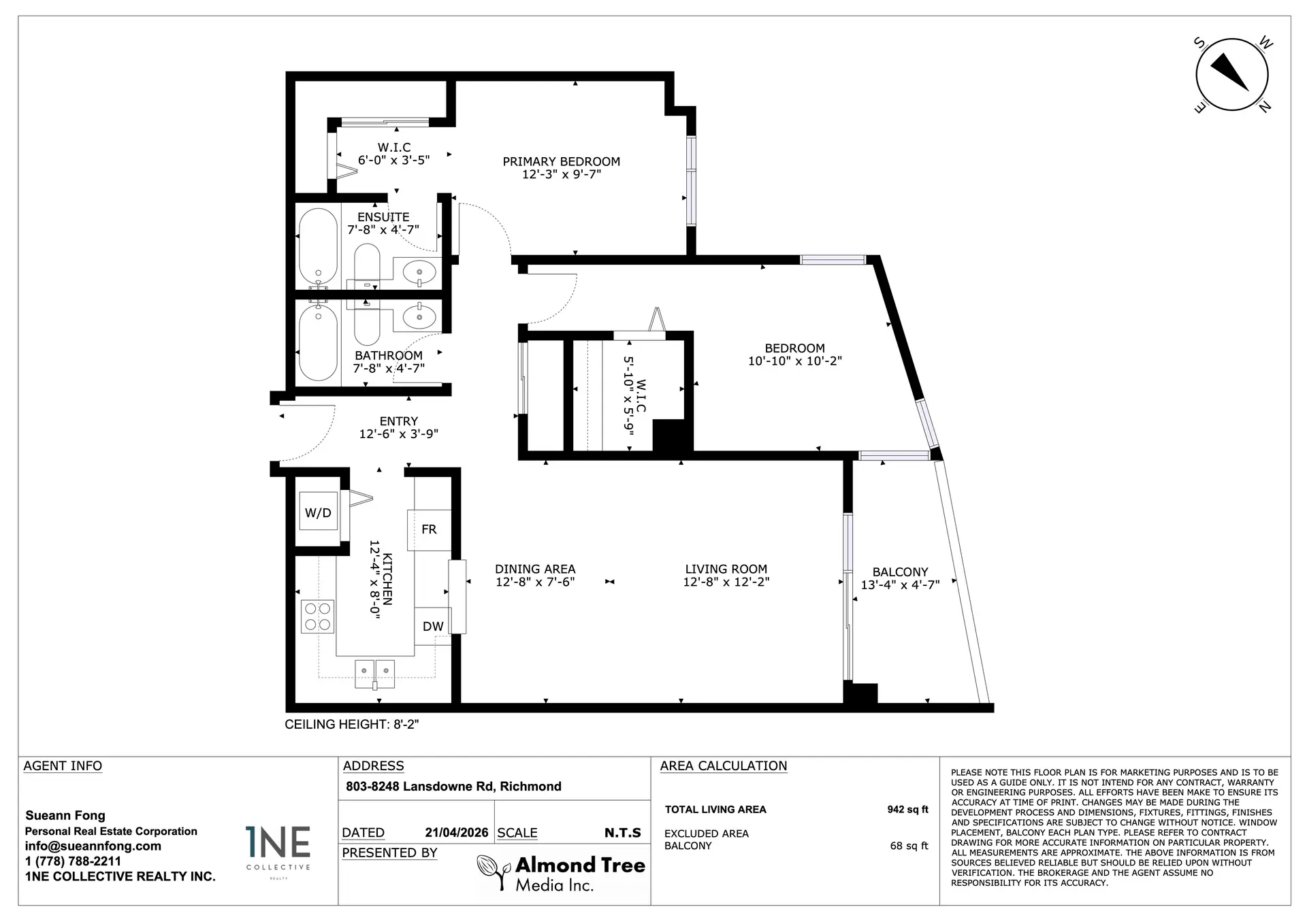 Property at #803 8248 Lansdowne Road, Richmond, BC