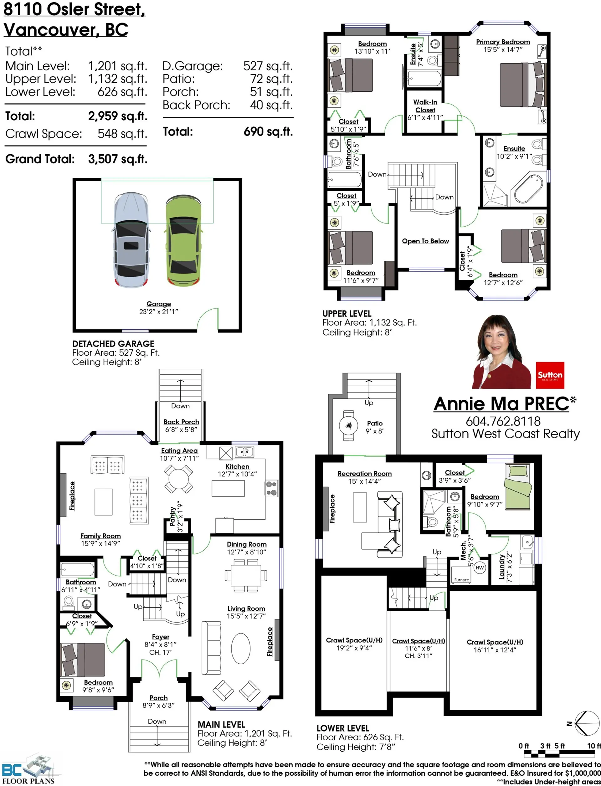 Property at 8110 Osler Street, Vancouver, BC