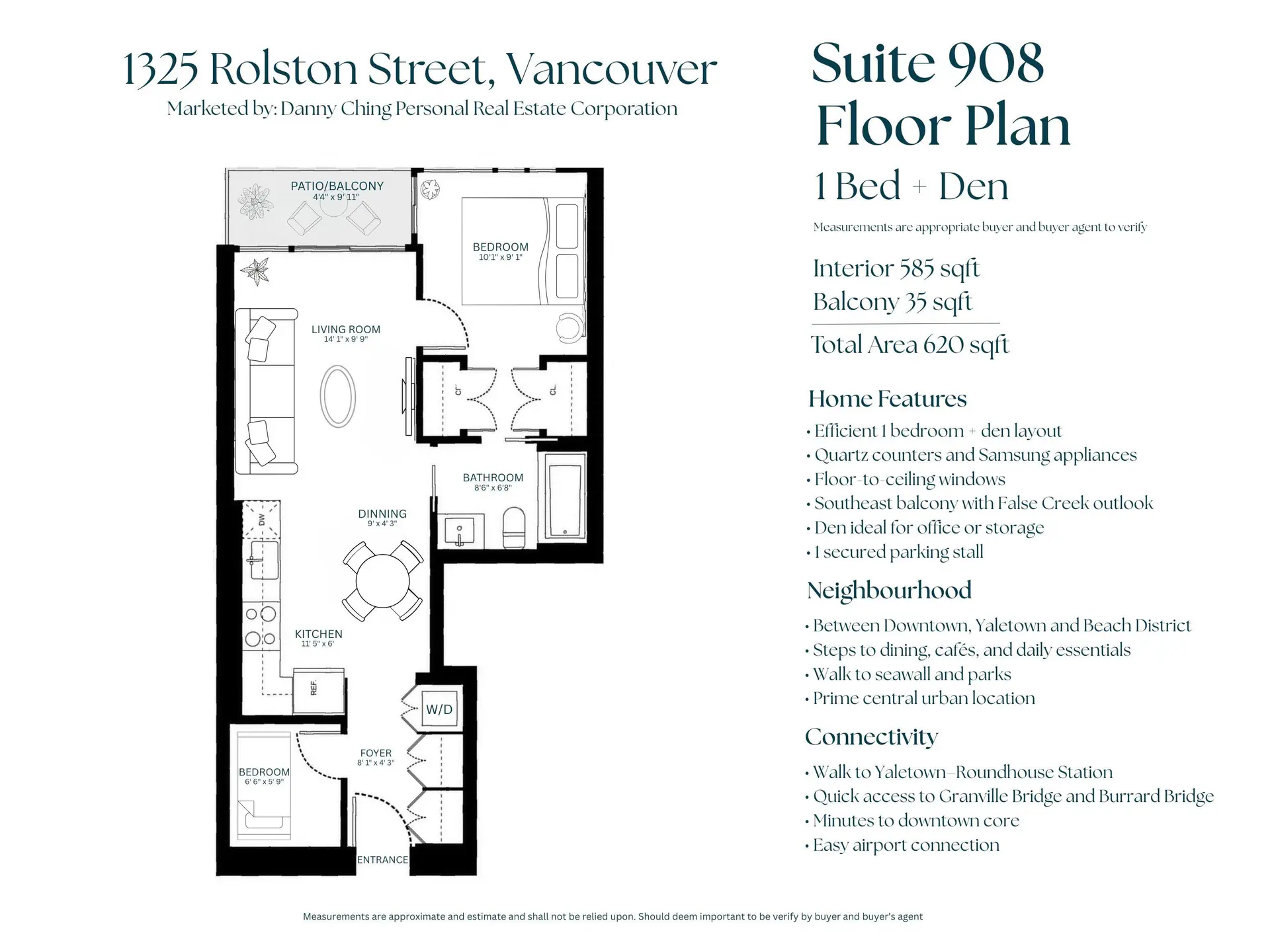 Property at #908 1325 Rolston Street, Vancouver, BC