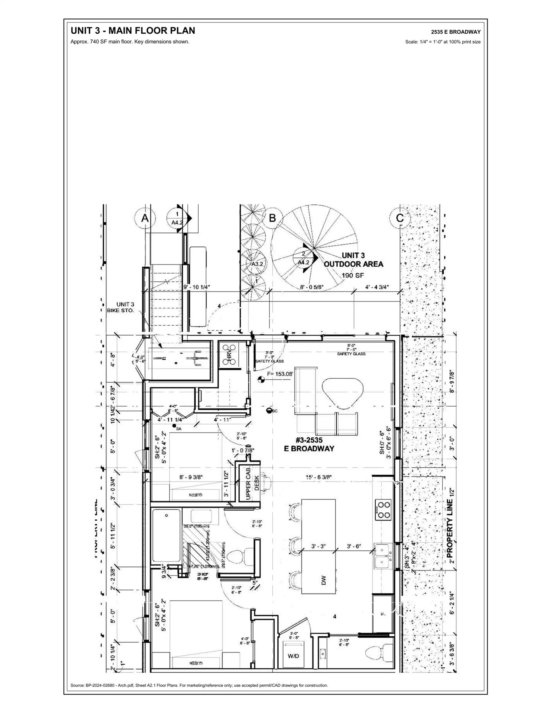 Property at #2 2535 E Broadway, Vancouver, BC