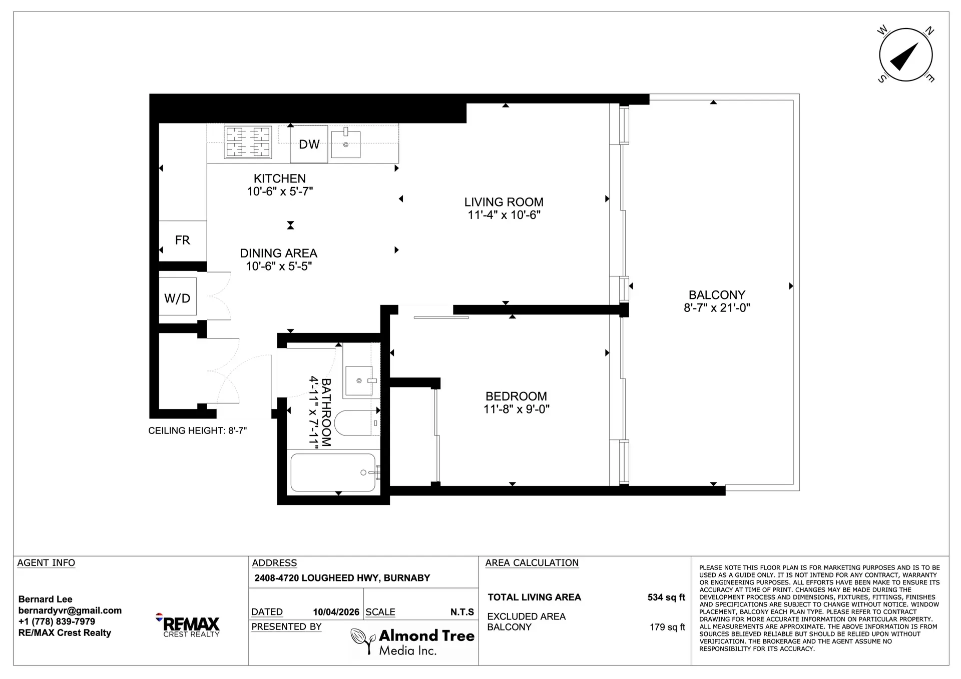 Property at #2408 4720 Lougheed Highway, Burnaby, BC