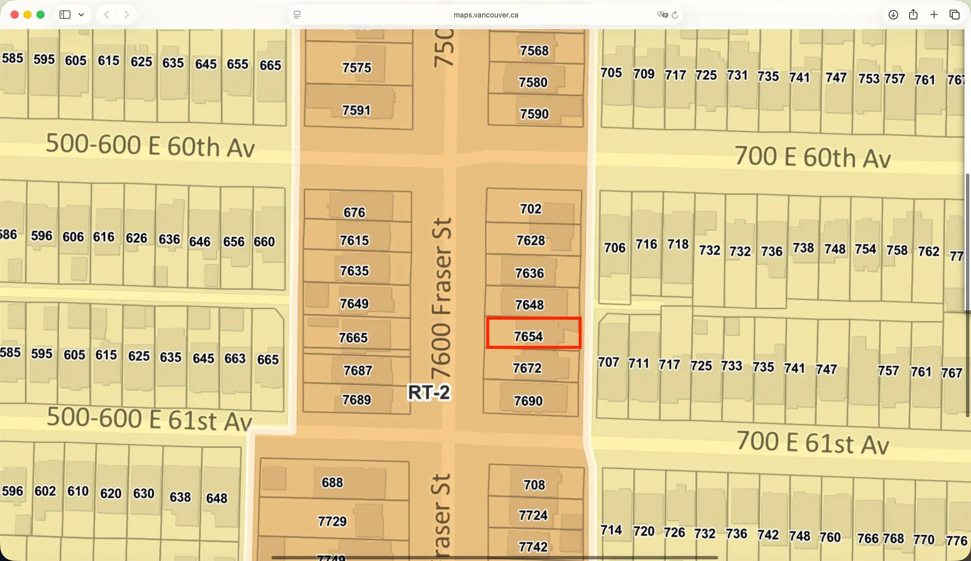 Property at 7654 Fraser Street, Vancouver, BC