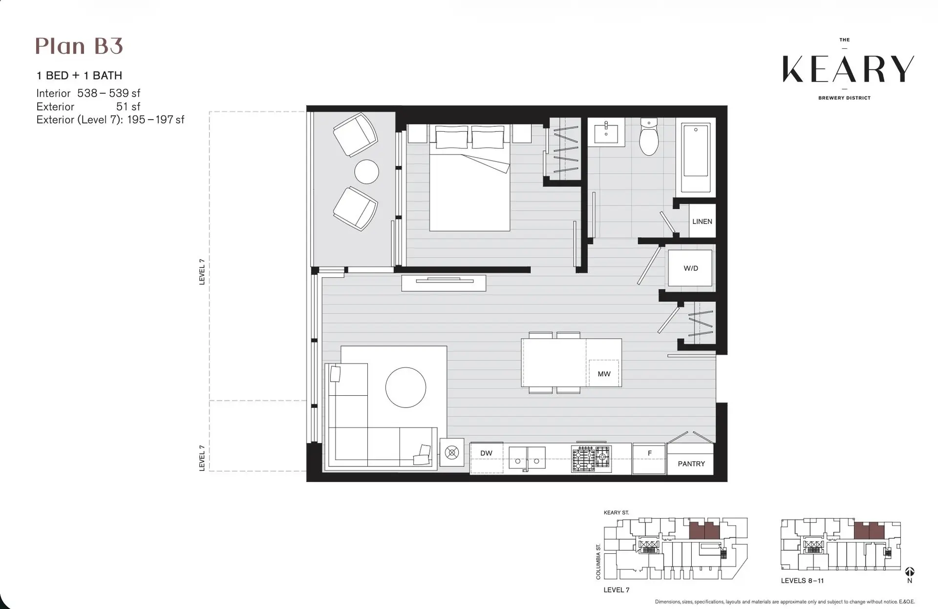 Property at #1005 230 Keary Street, New Westminster, BC