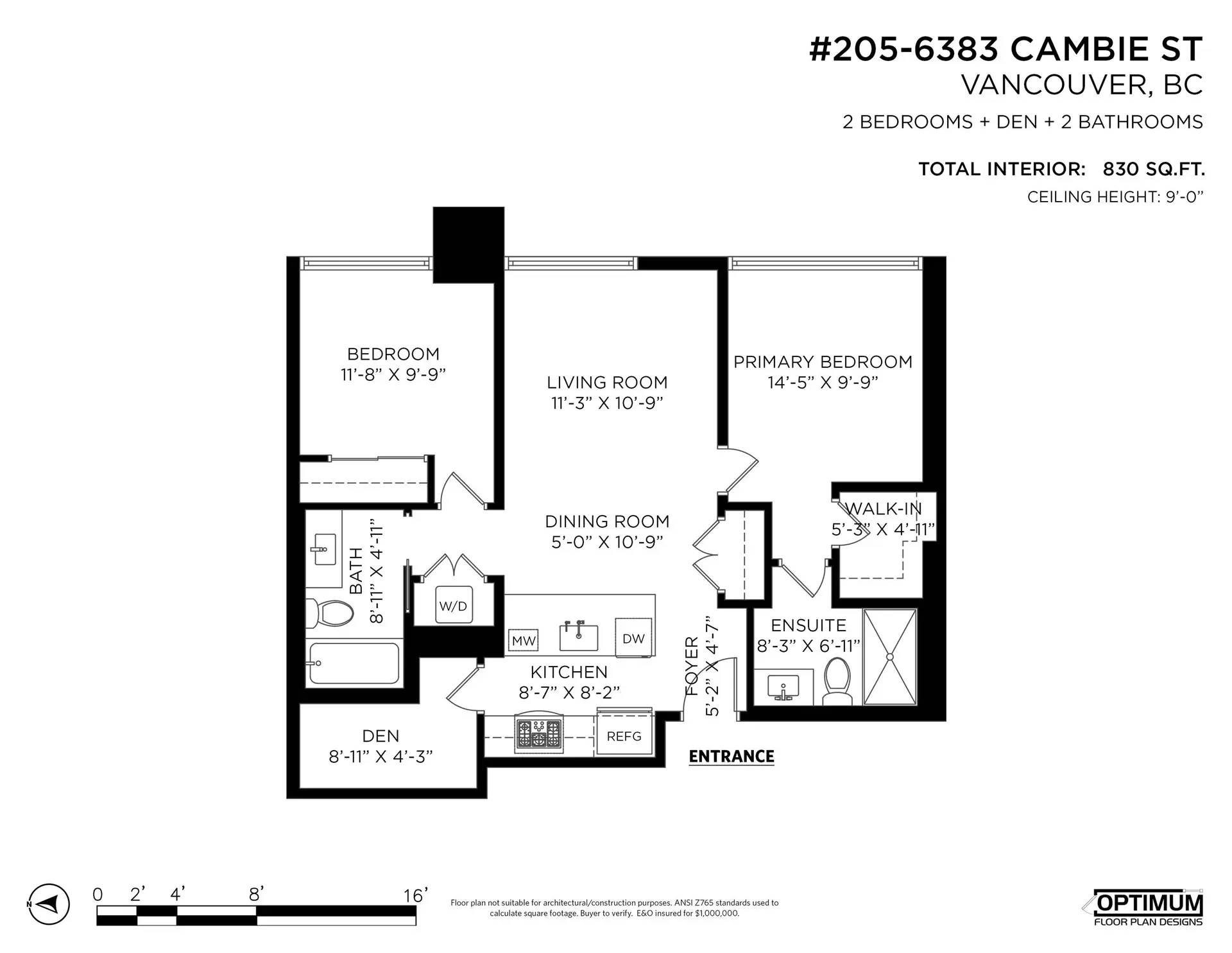Property at #205 6383 Cambie Street, Vancouver, BC