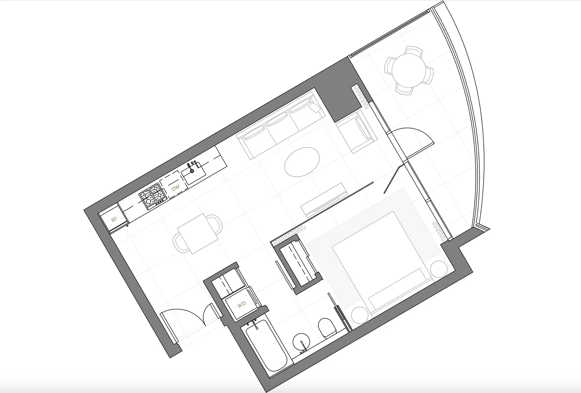 Property at #2301 1033 Nelson Street, Vancouver, BC