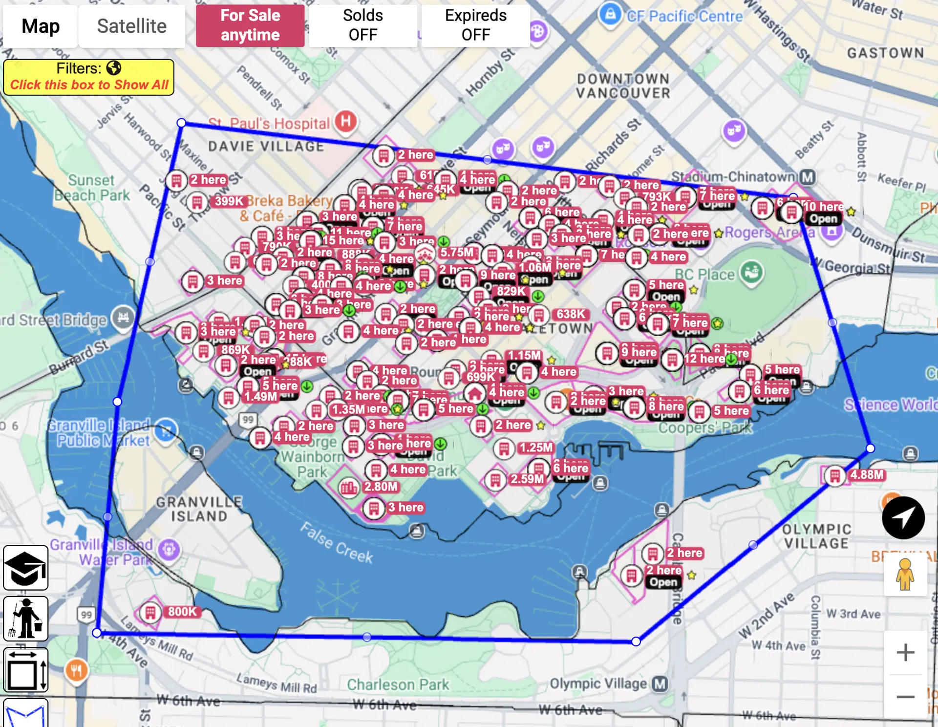 Map search