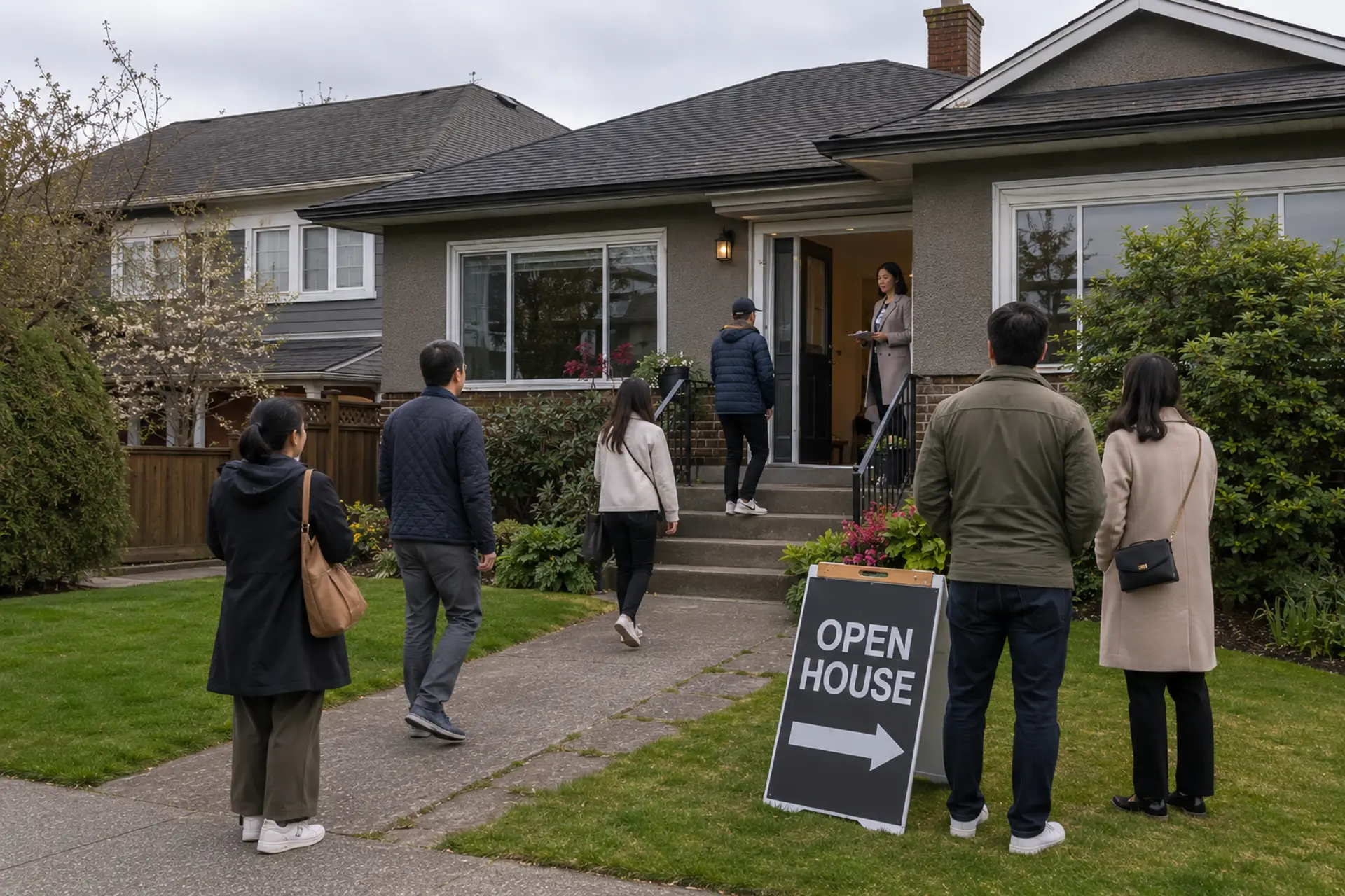 Open house multiple offers Metro Vancouver BC