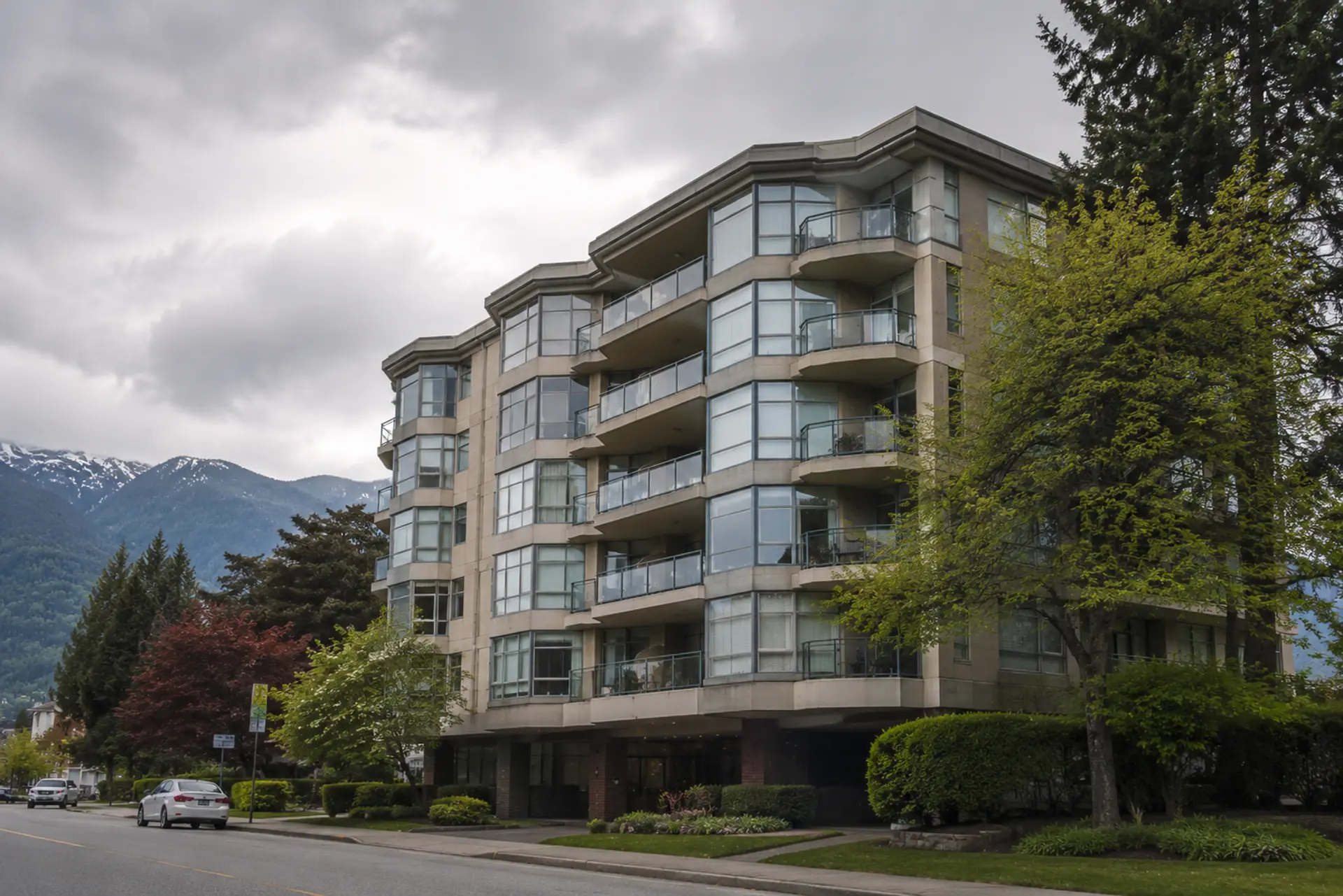 Metro Vancouver mid-rise condo building exterior strata BC