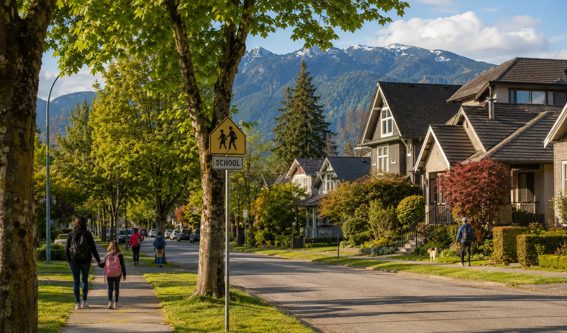 School catchment neighbourhood Vancouver West Side BC