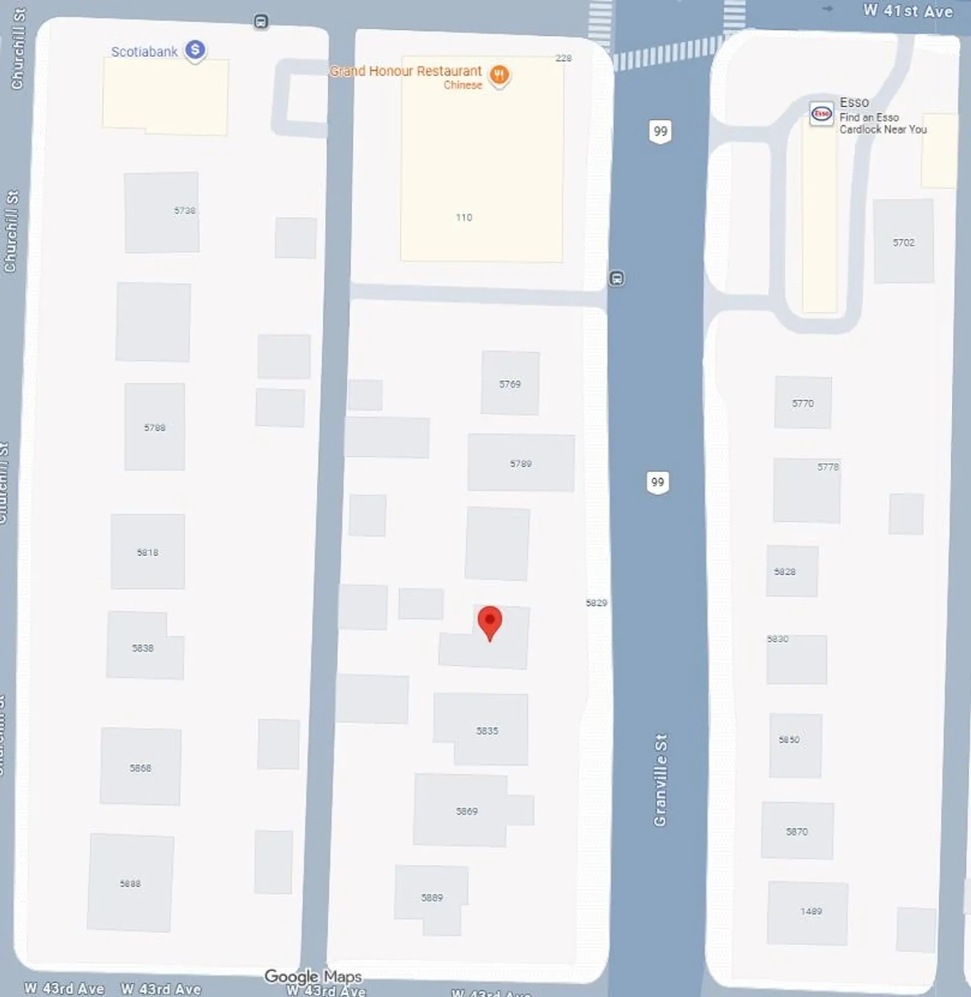 Property at 5829 Granville Street, Vancouver, BC