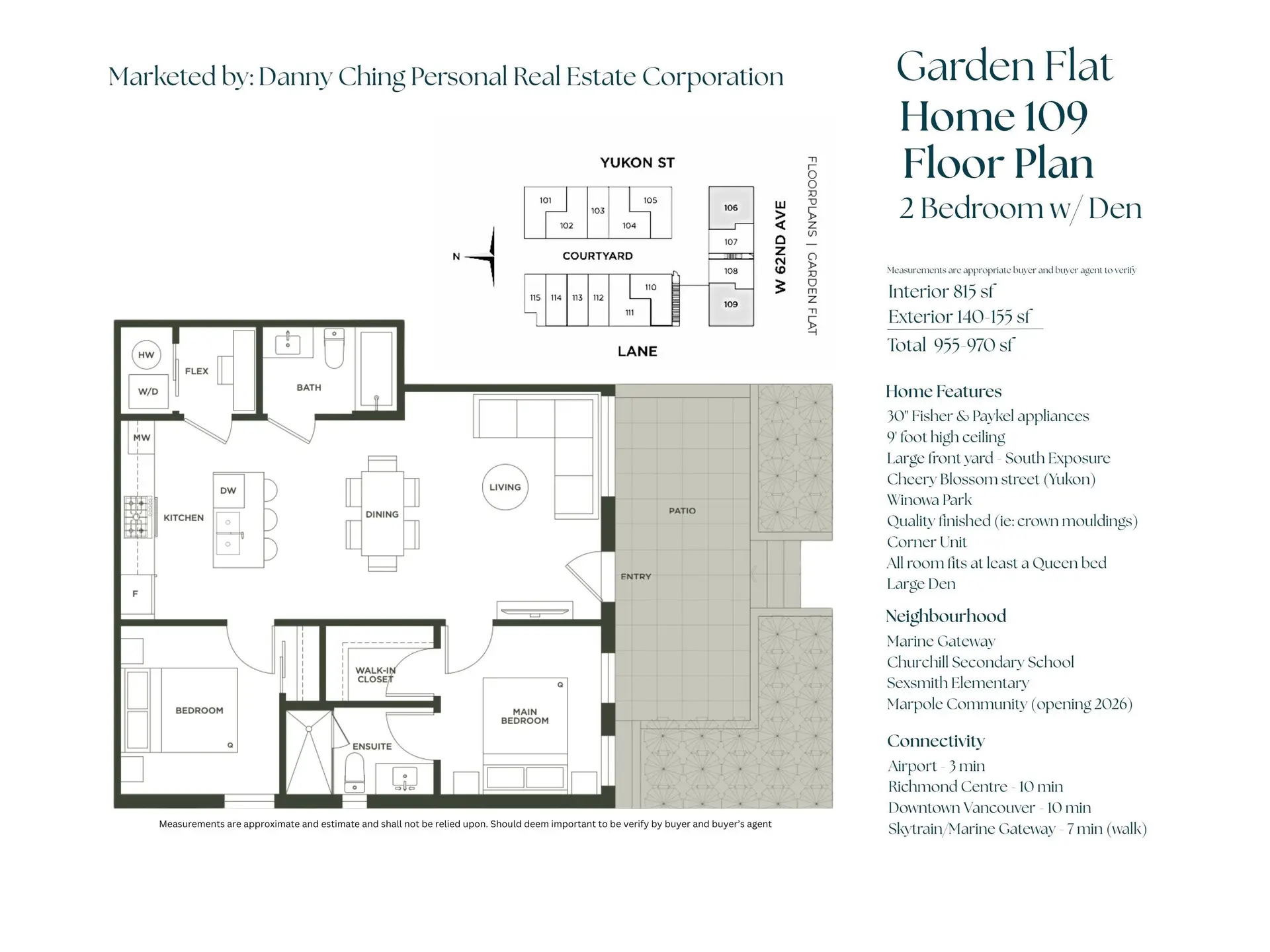Property at #109 7789 Yukon Street, Vancouver, BC