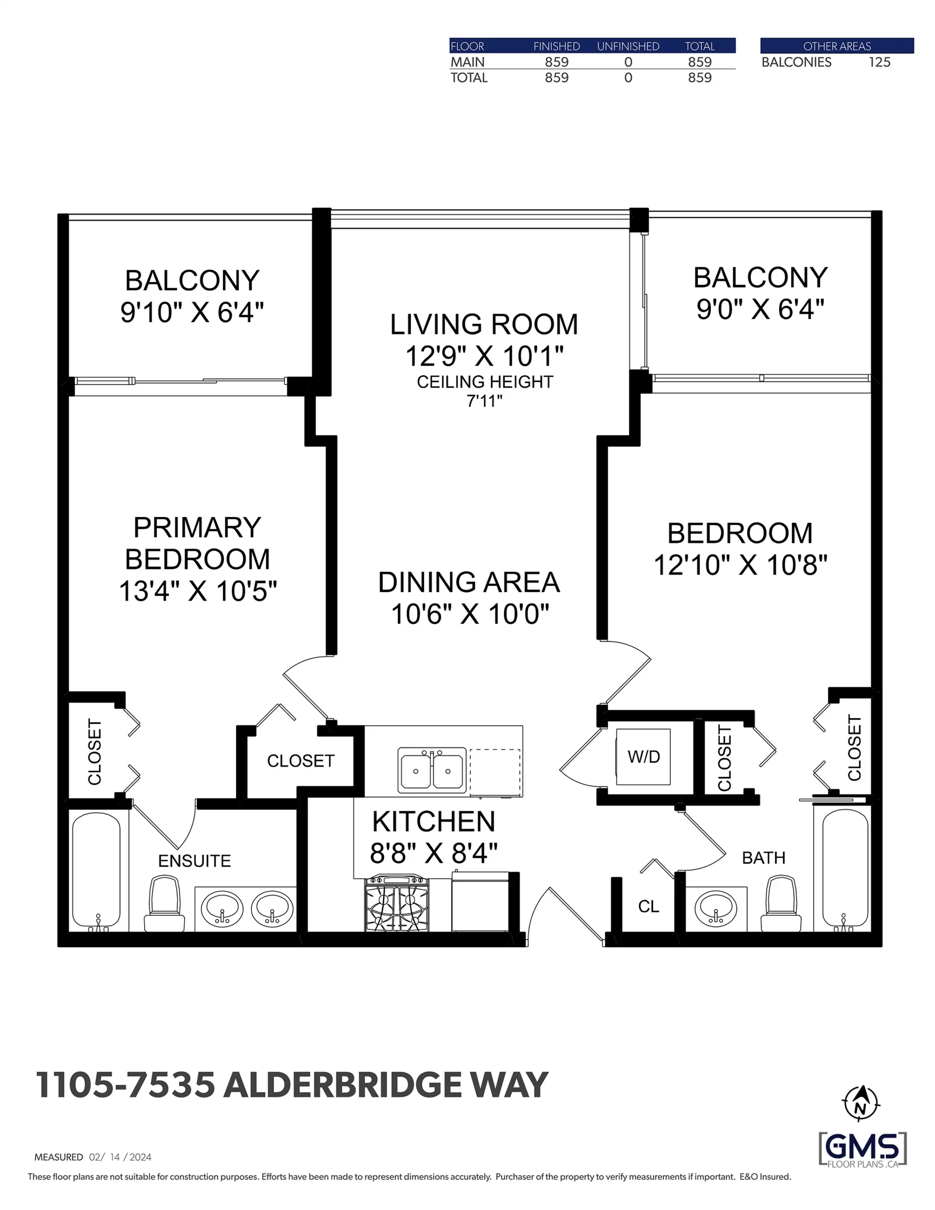 #1105 7535 Alderbridge Way - Image 1
