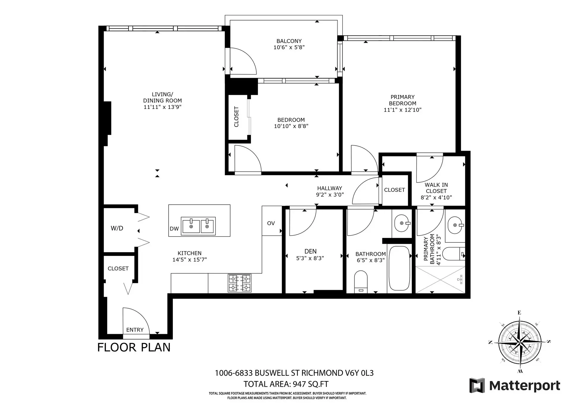 Property at #1006 6833 Buswell Street, Richmond, BC