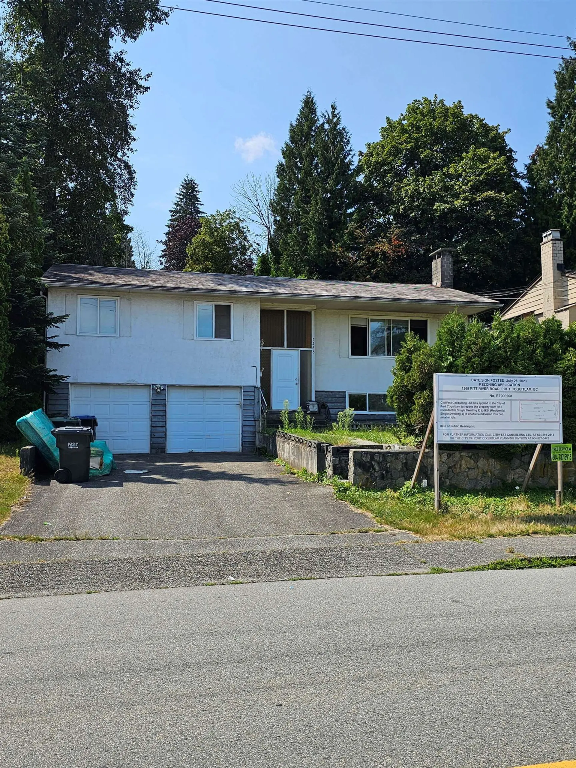 Property at 1568 Pitt River Road, Port Coquitlam, BC