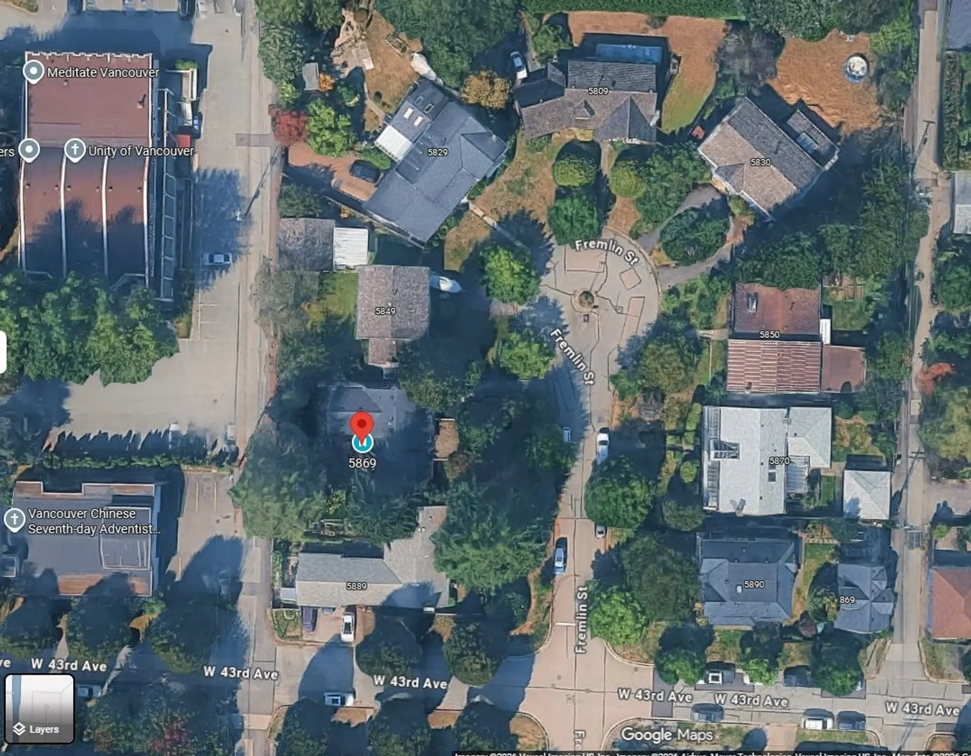 Property at 5869 Fremlin Street, Vancouver, BC