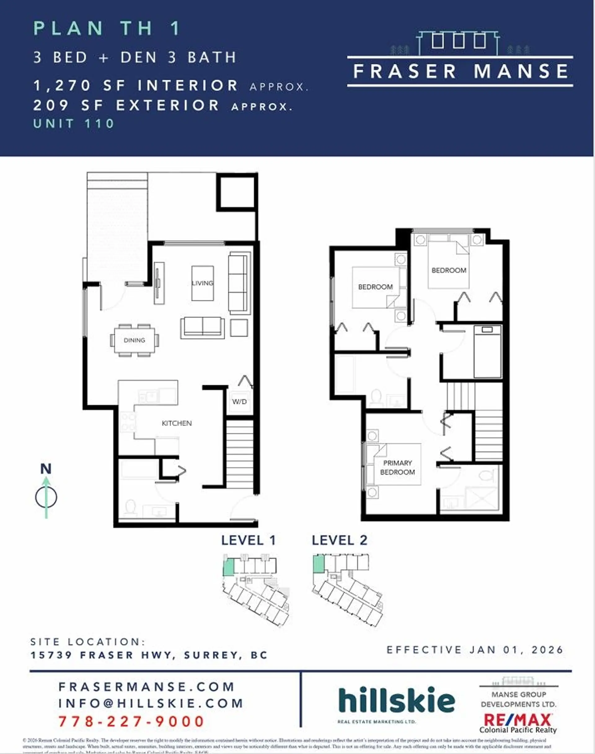 Property at #110 15739 Fraser Highway, Surrey, BC