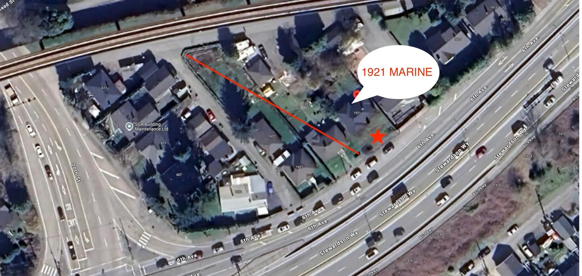 Property at 1921 Marine Way, New Westminster, BC