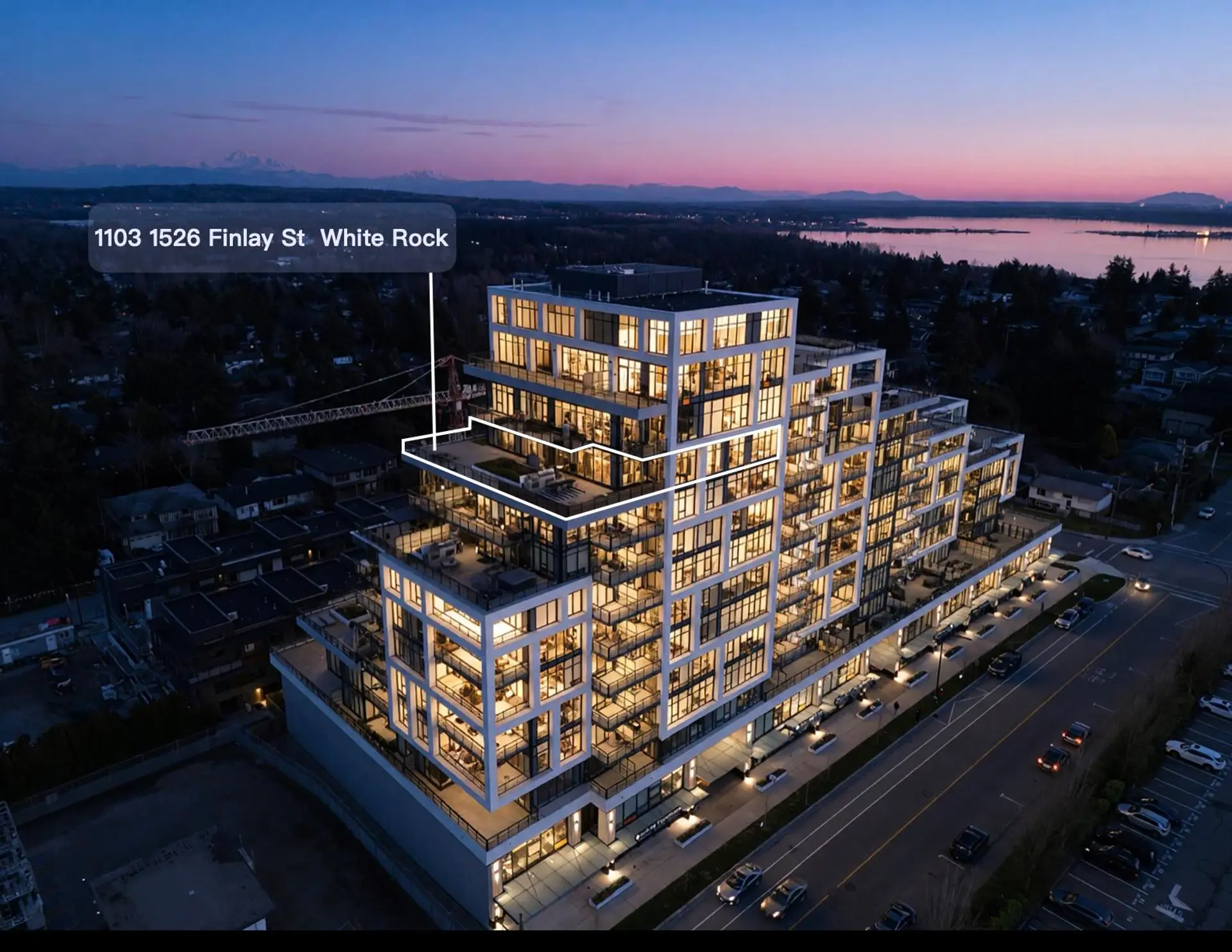 Property at #1103 1526 Finlay Street, White Rock, BC