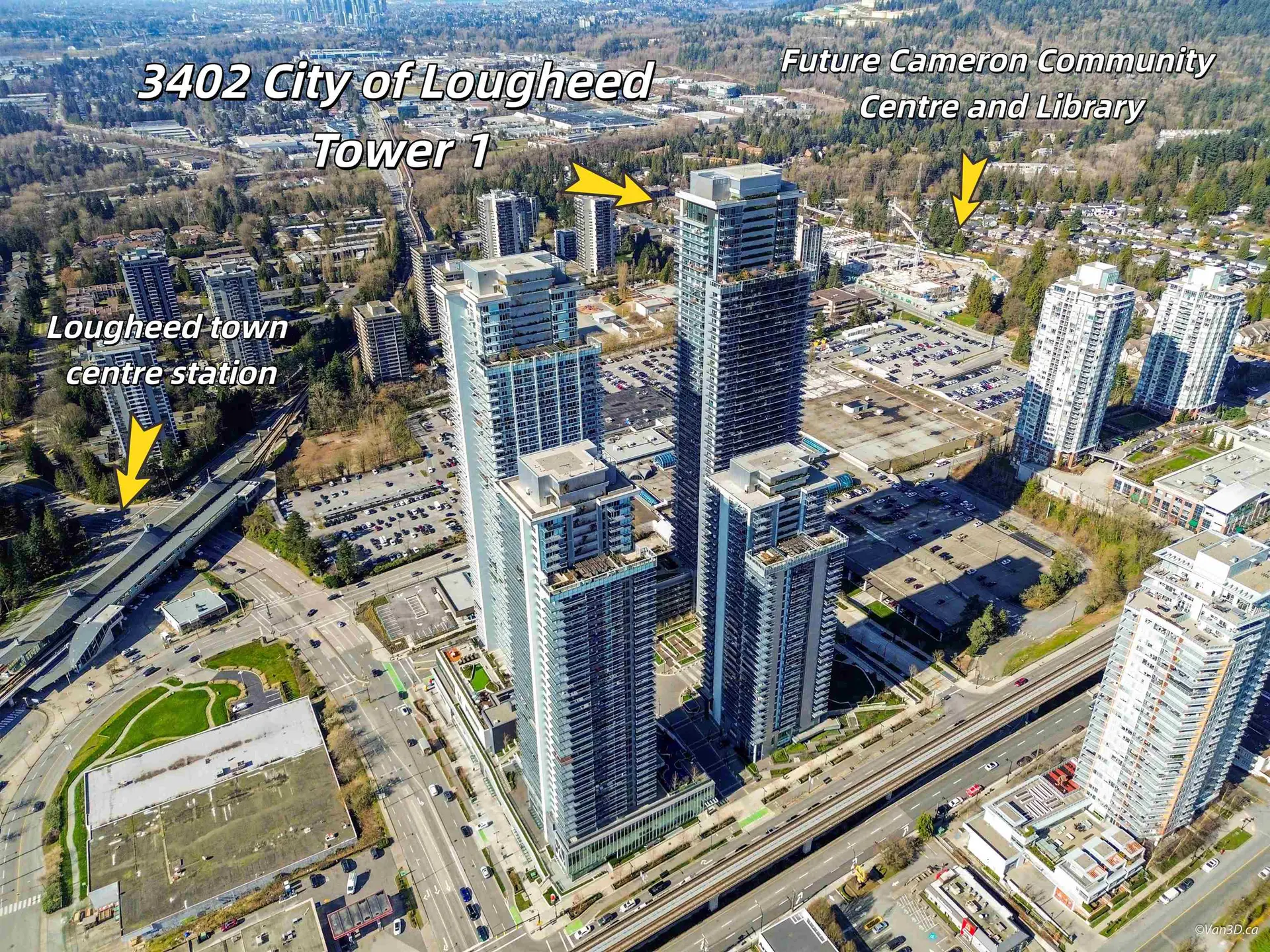 Property at #3402 3809 Evergreen Place, Burnaby, BC