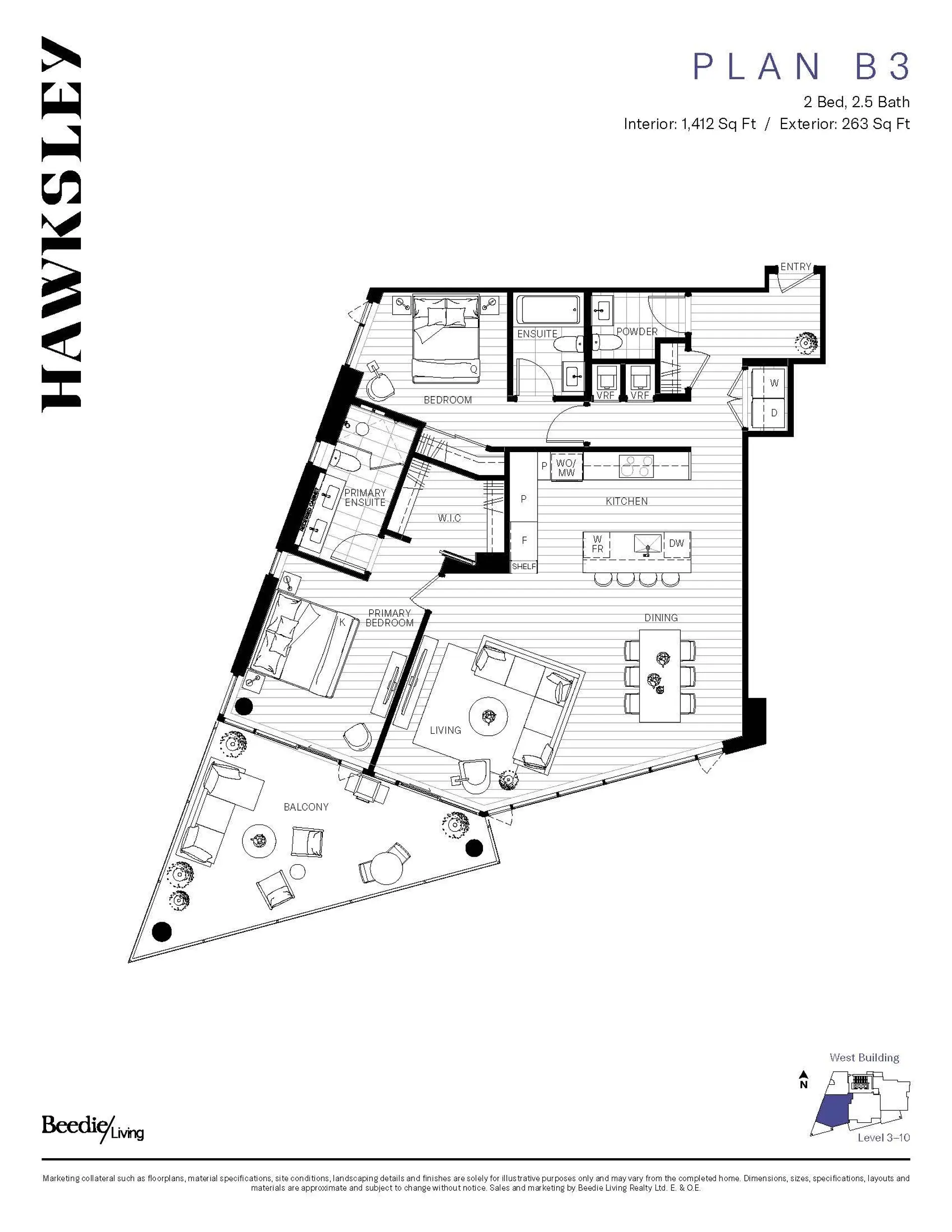 Property at #303 3963 Uplands Way, West Vancouver, BC