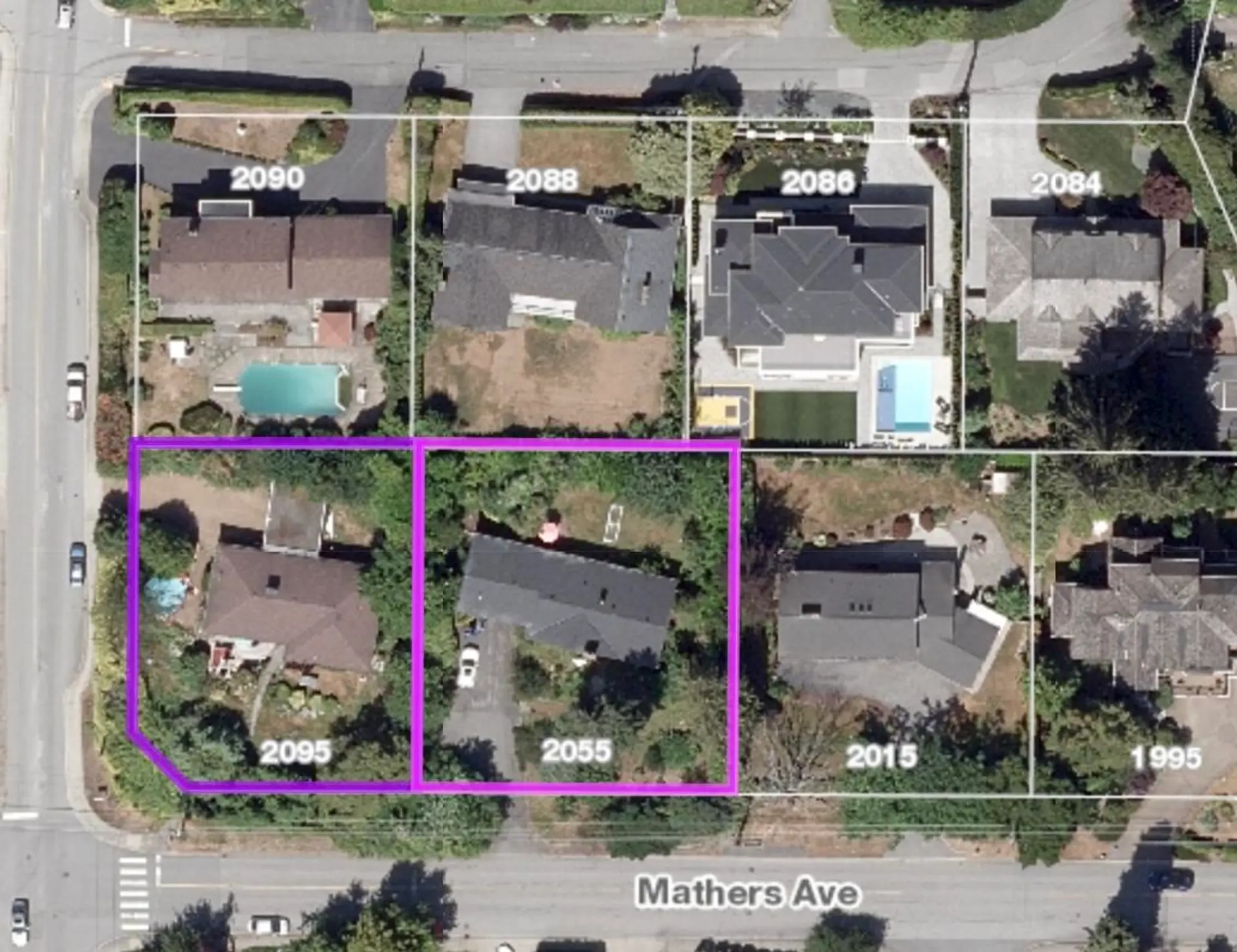 Property at 2095 Mathers Avenue, West Vancouver, BC