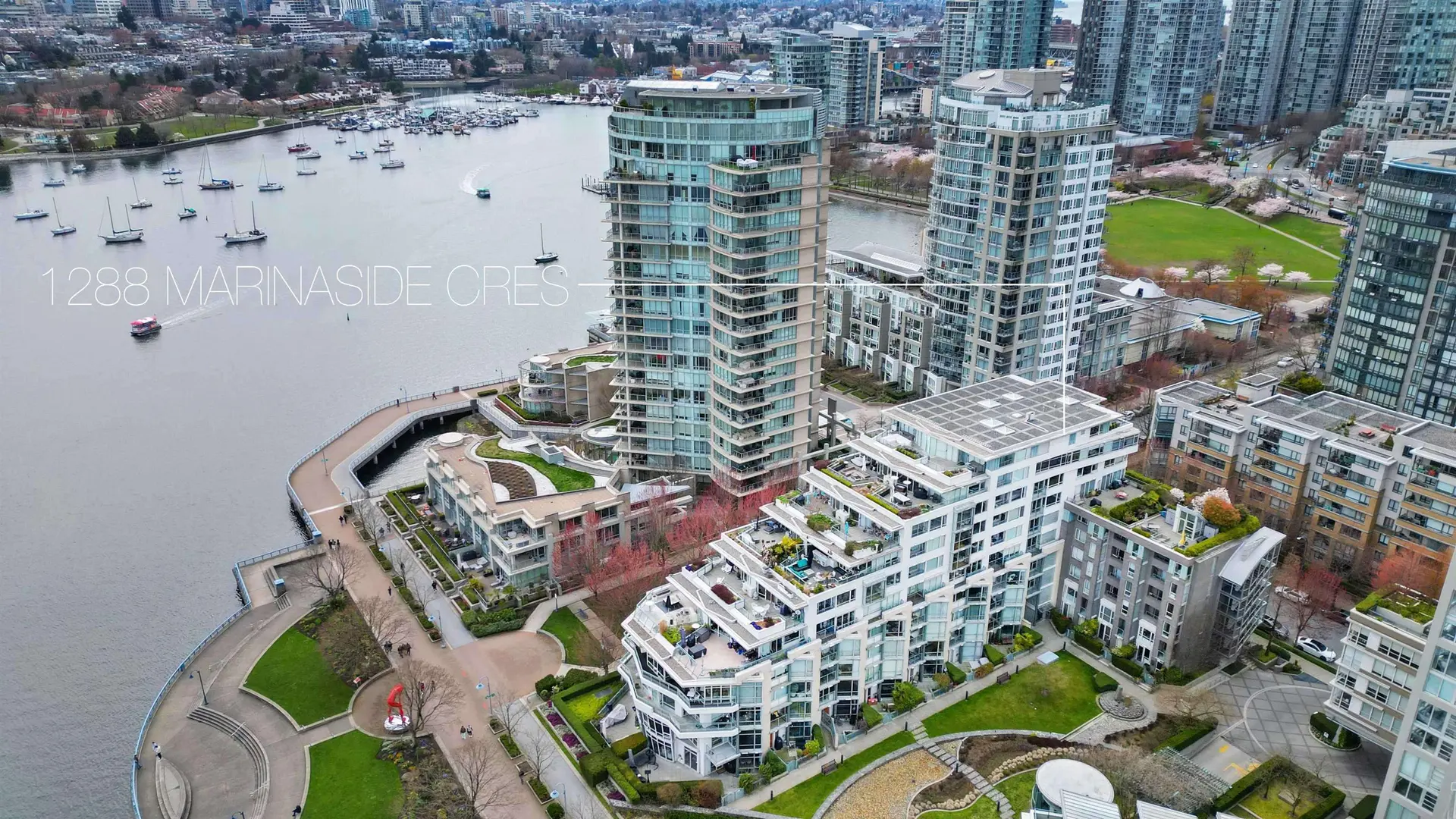 Property at #906 1288 Marinaside Crescent, Vancouver, BC