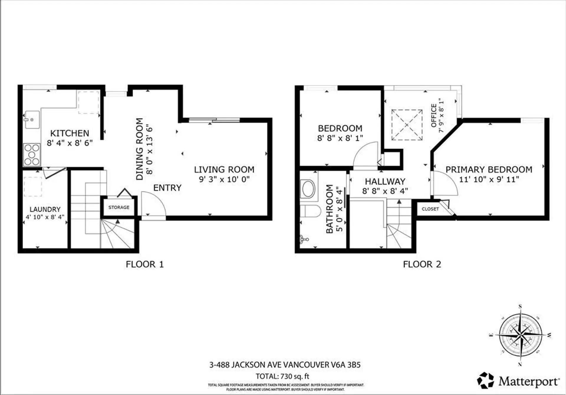 Property at #3 488 Jackson Avenue, Vancouver, BC