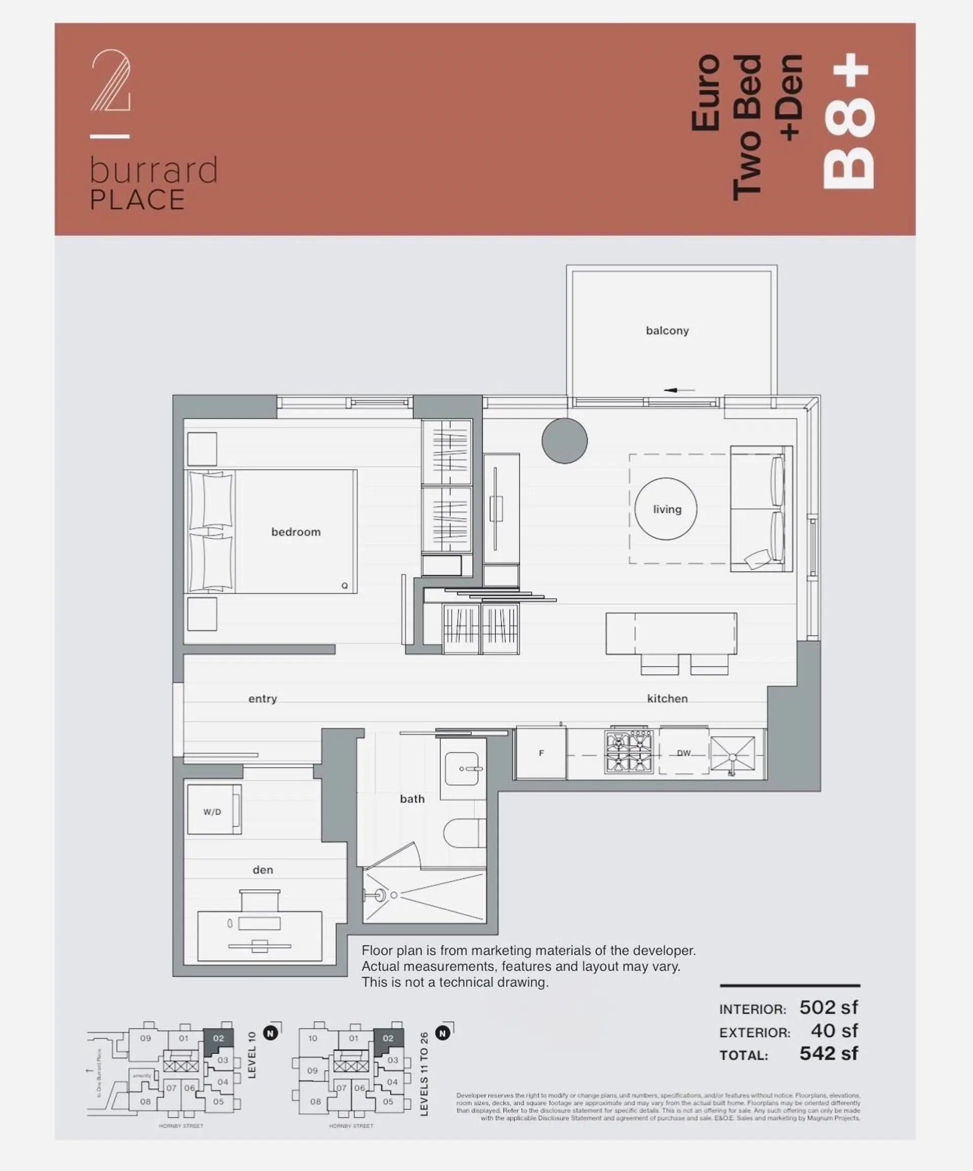 Property at #1802 1277 Hornby Street, Vancouver, BC