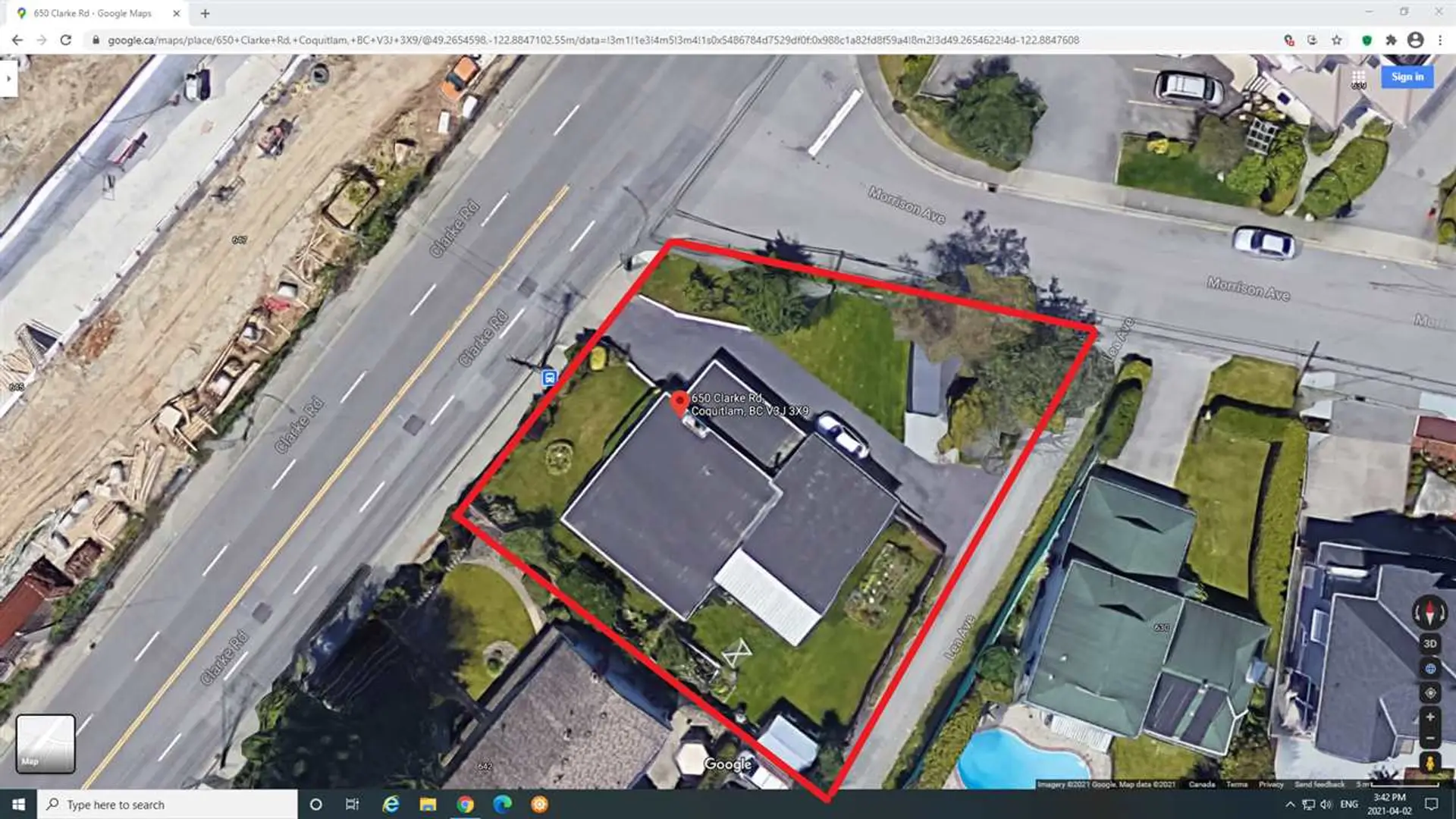 Property at 650 Clarke Road, Coquitlam, BC