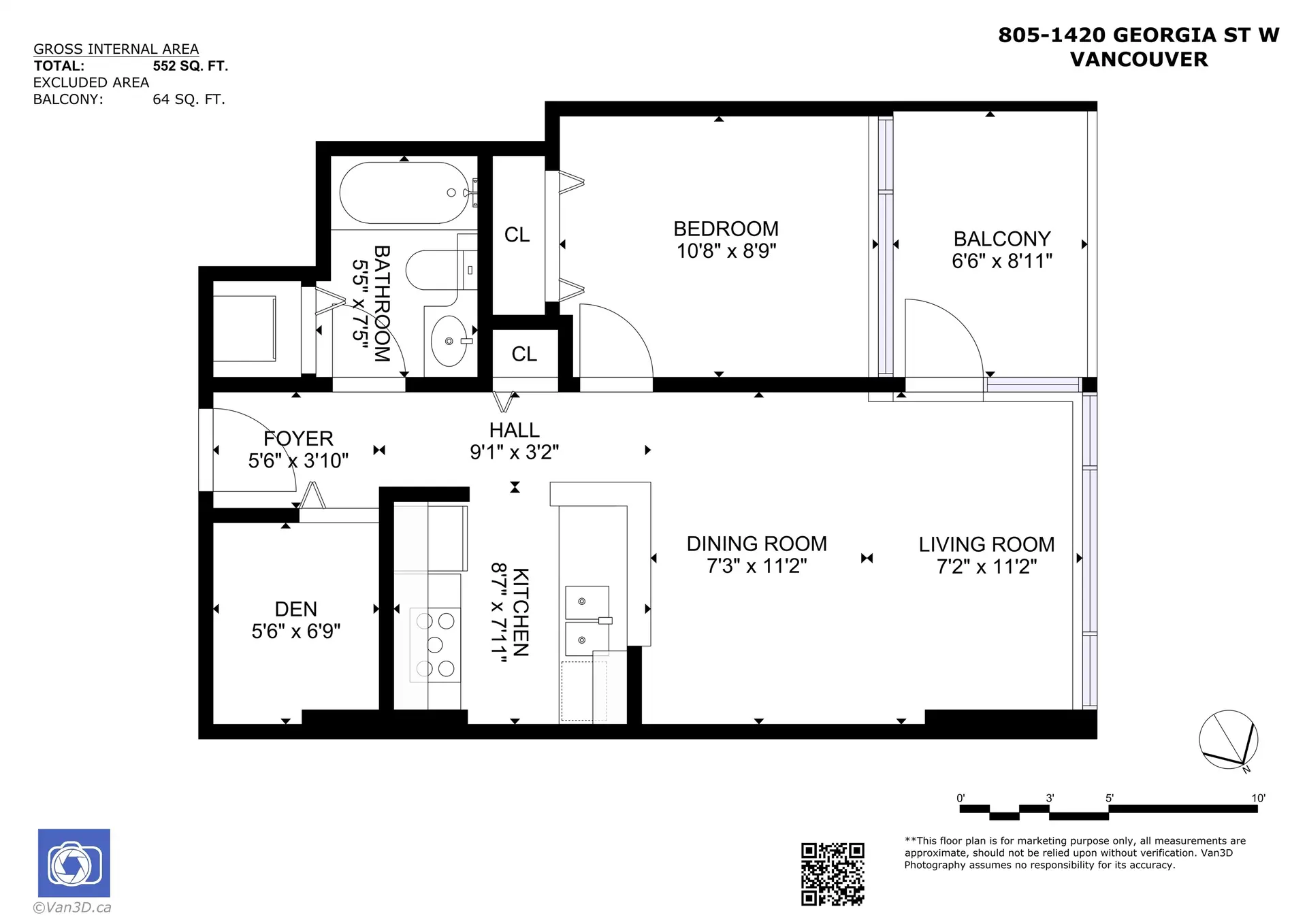 #805 1420 W Georgia Street - Image 13