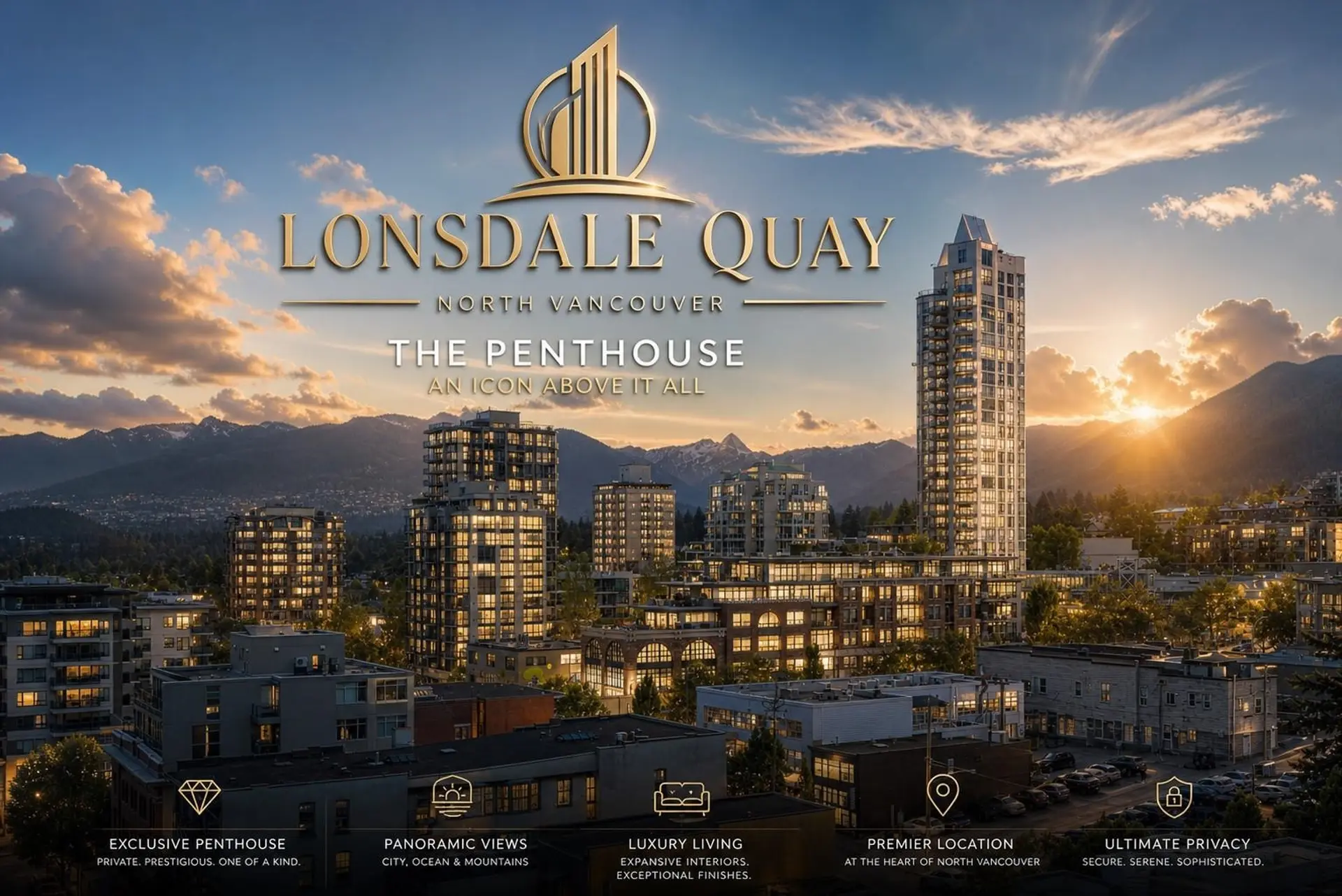 Property at #PH1 168 E Esplanade, North Vancouver, BC