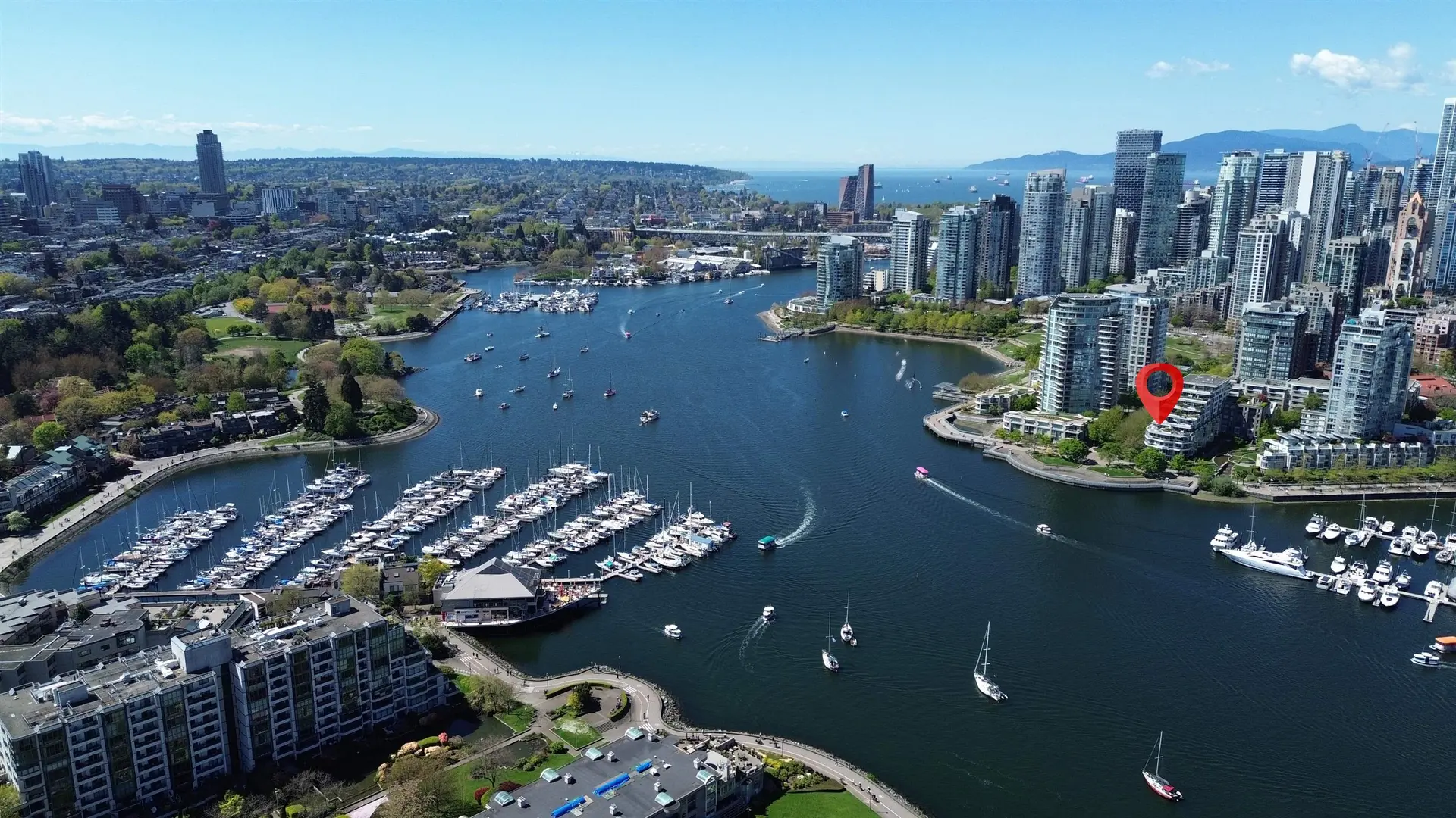 Property at #606 1288 Marinaside Crescent, Vancouver, BC
