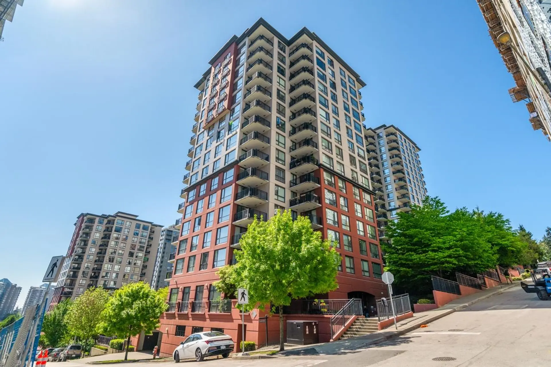 Property at #1506 813 Agnes Street, New Westminster, BC