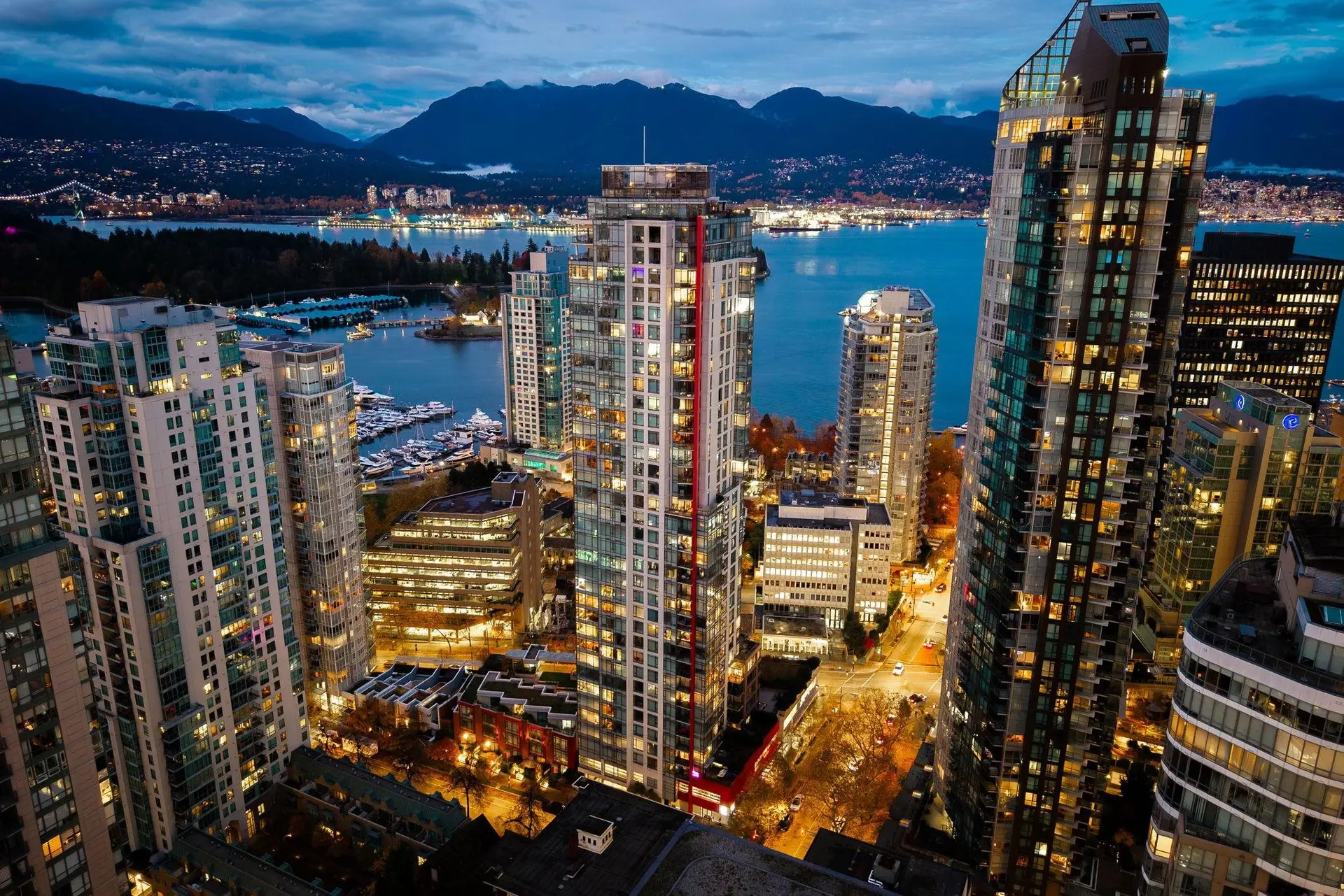 Property at #807 1211 Melville Street, Vancouver, BC