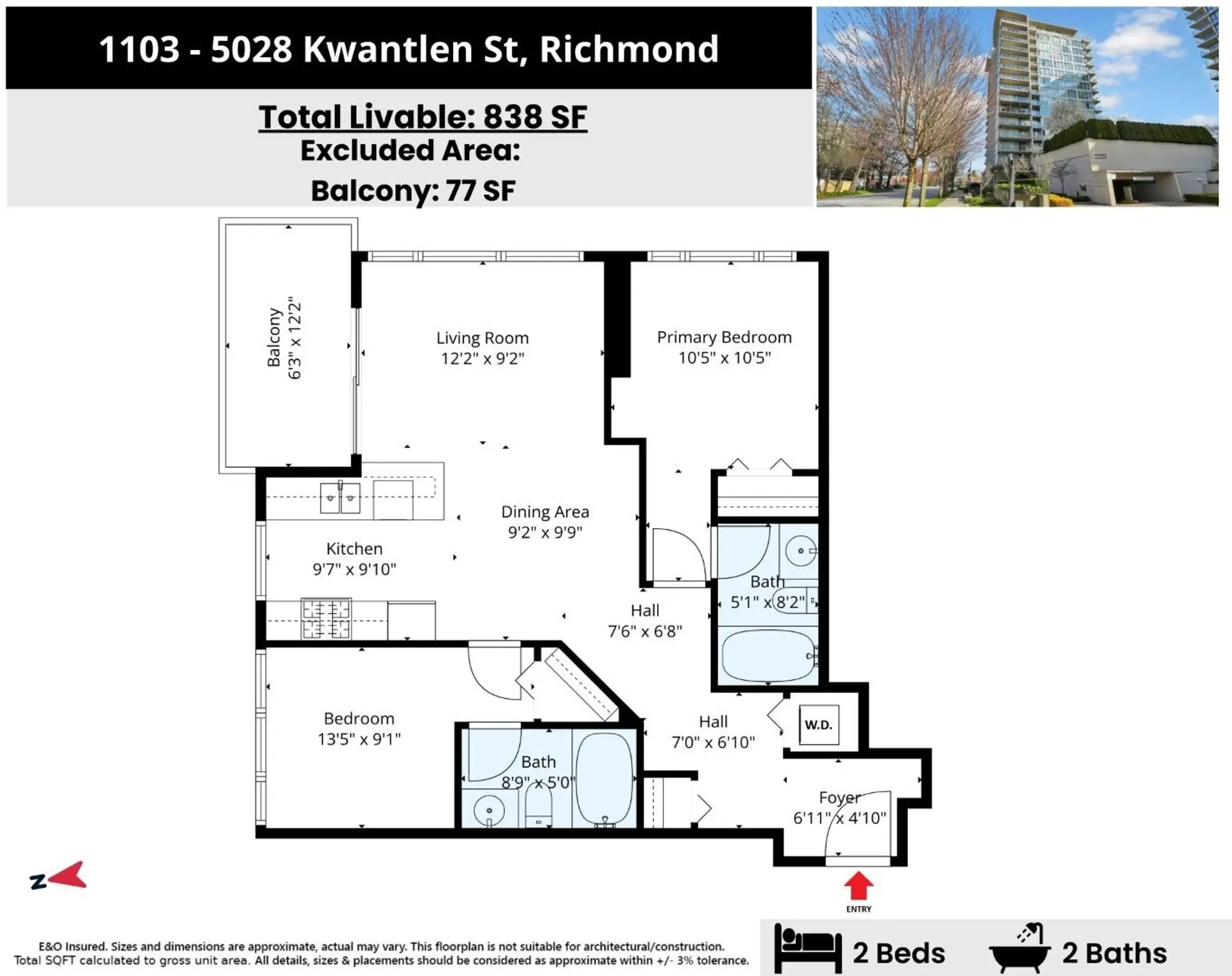 #1103 5028 Kwantlen Street - Image 3