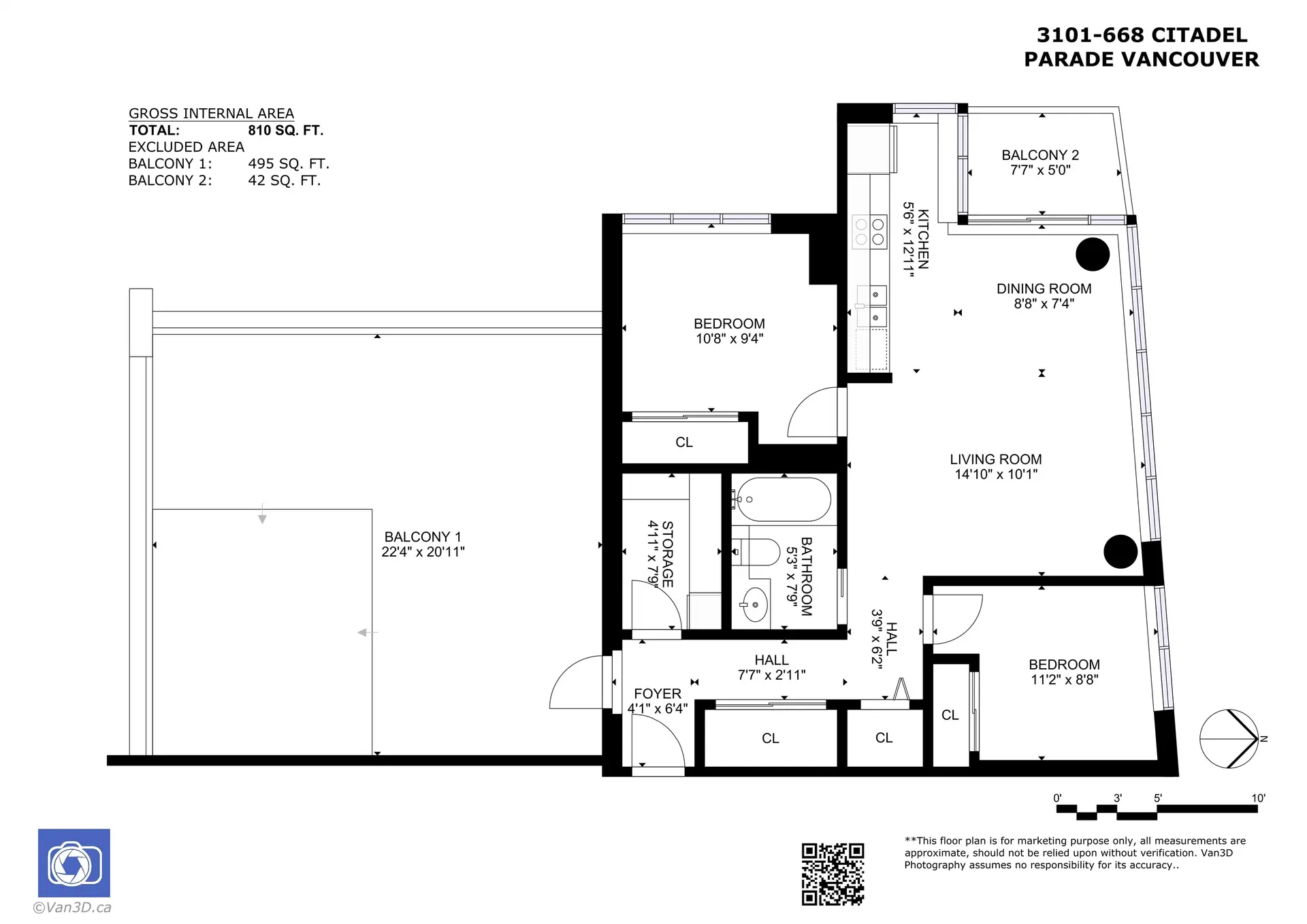 Property at #3101 668 Citadel Parade, Vancouver, BC