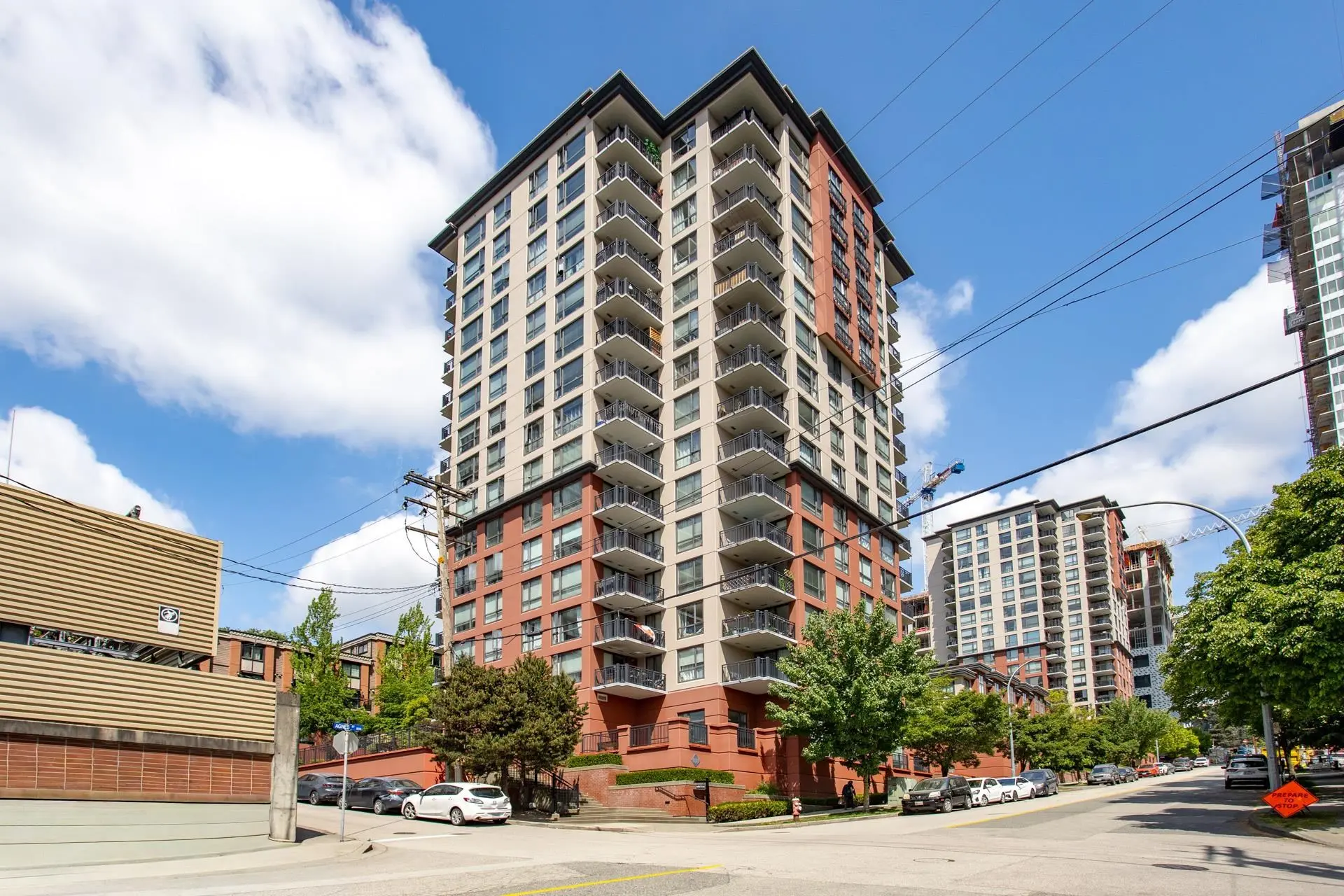 Property at #1506 833 Agnes Street, New Westminster, BC