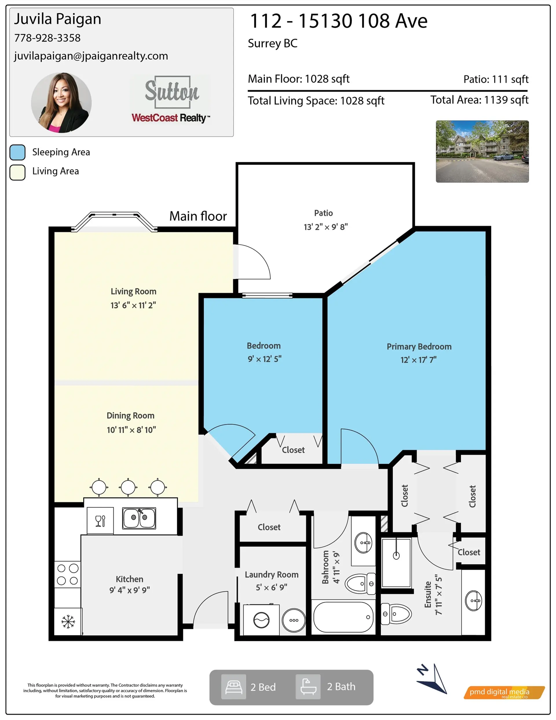 Property at #112 15130 108 Avenue, Surrey, BC
