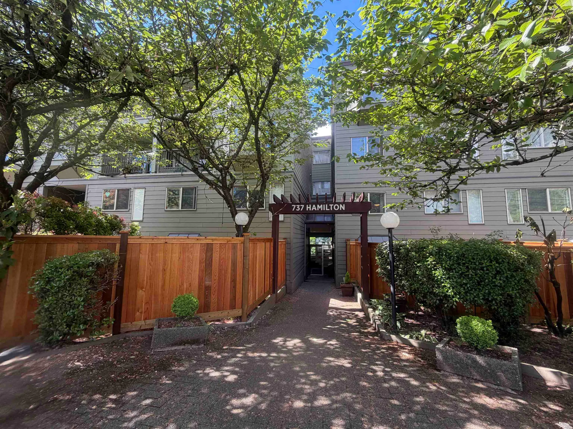 Property at #208 737 Hamilton Street, New Westminster, BC