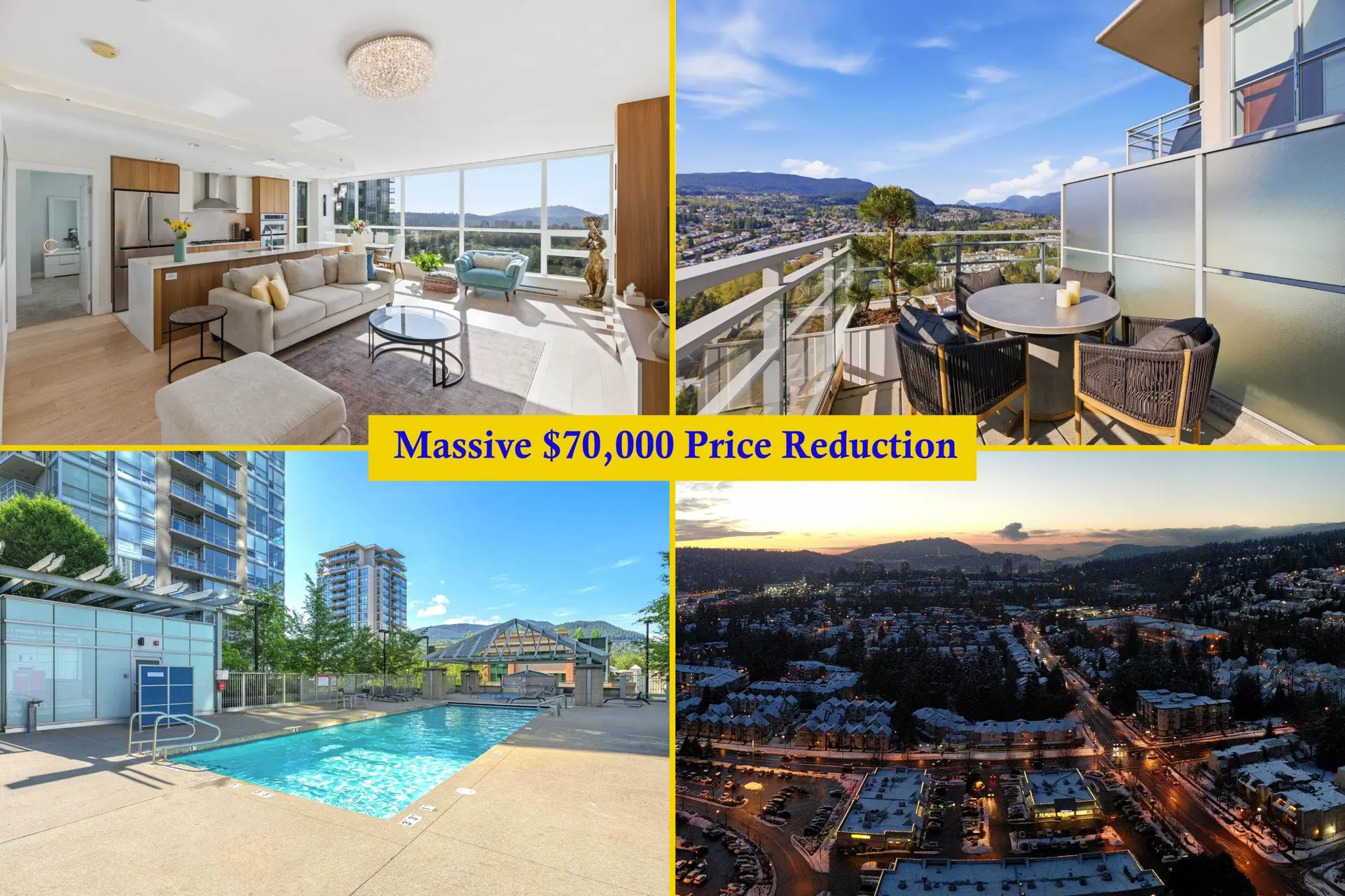 Property at #3301 2968 Glen Drive, Coquitlam, BC