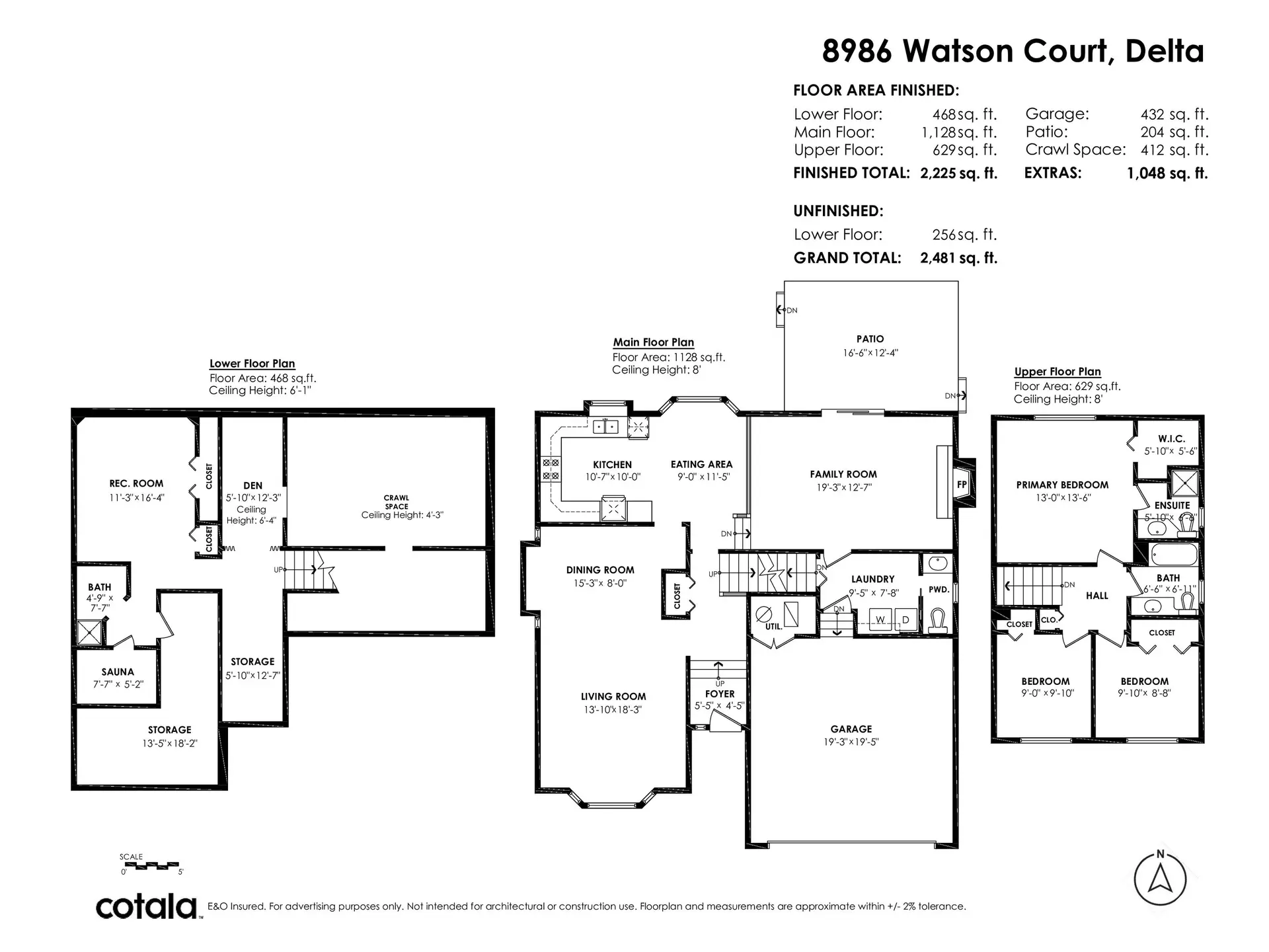 Property at 8986 Watson Court, Delta, BC