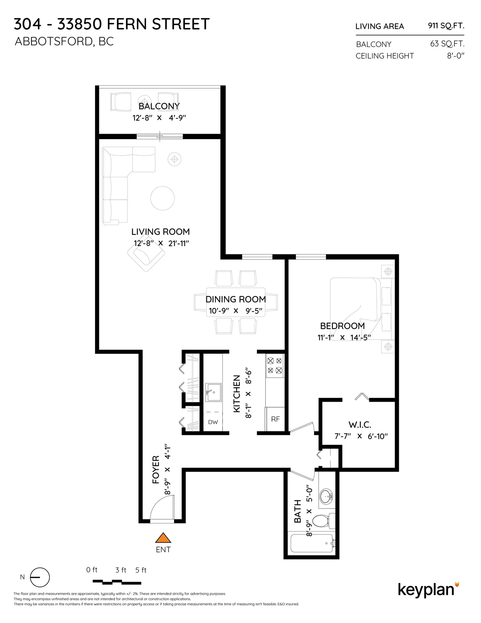 Property at #304 33850 Fern Street, Abbotsford, BC